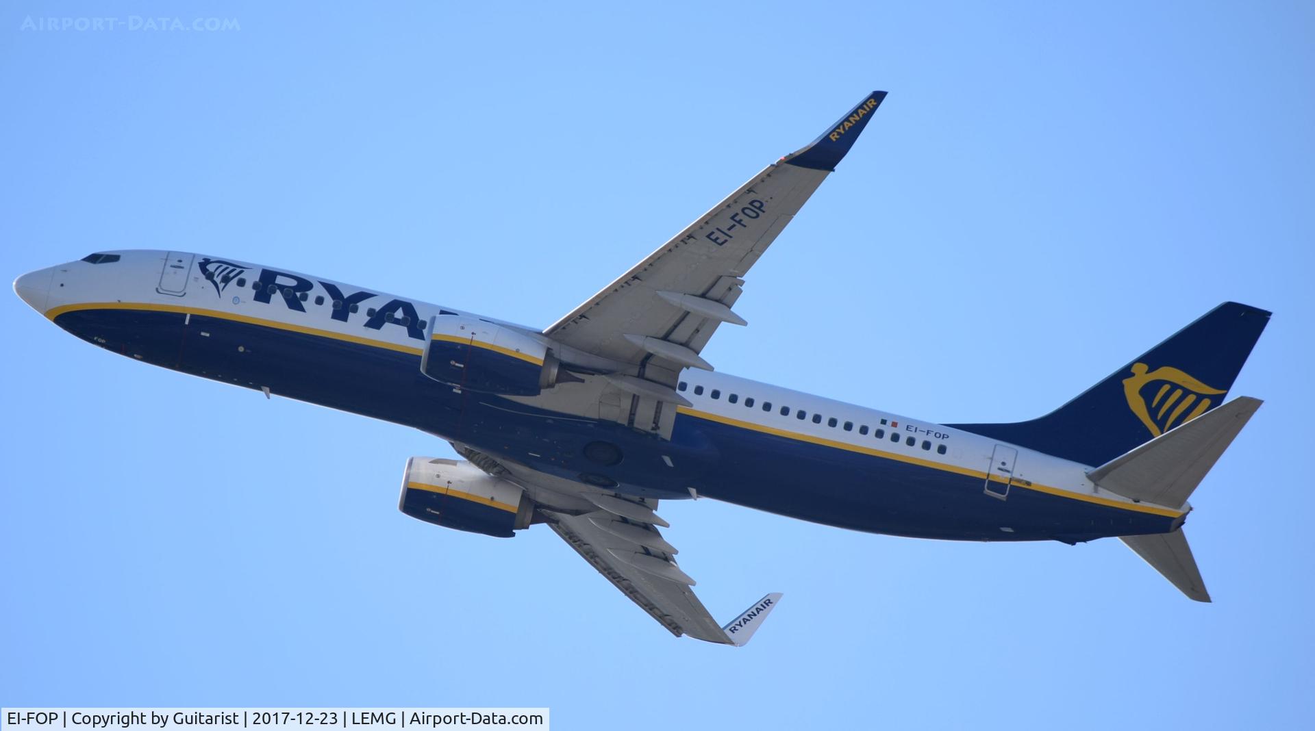EI-FOP, 2016 Boeing 737-8AS C/N 44723, At Malaga
