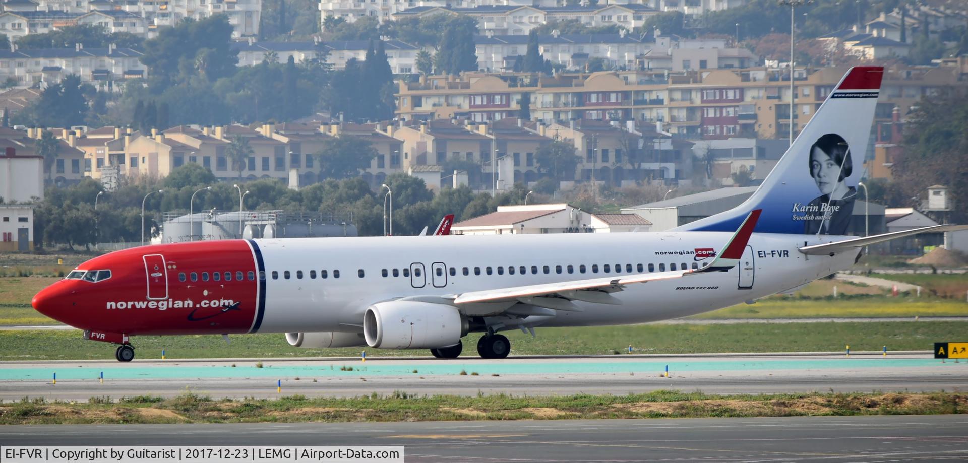 EI-FVR, 2017 Boeing 737-8JP C/N 42279, At Malaga