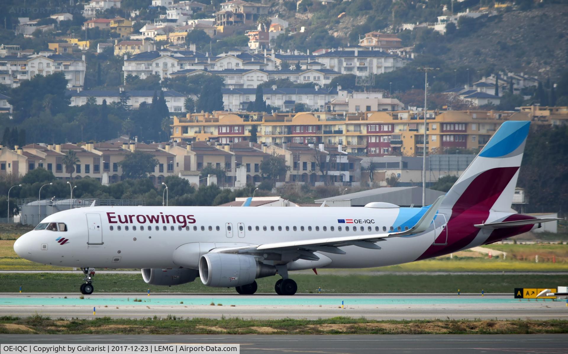 OE-IQC, 2016 Airbus A320-214 C/N 7019, At Malaga
