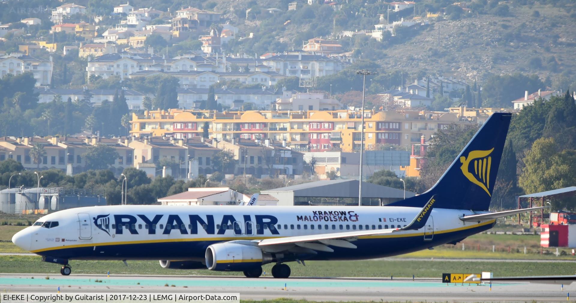EI-EKE, 2010 Boeing 737-8AS C/N 35023, At Malaga