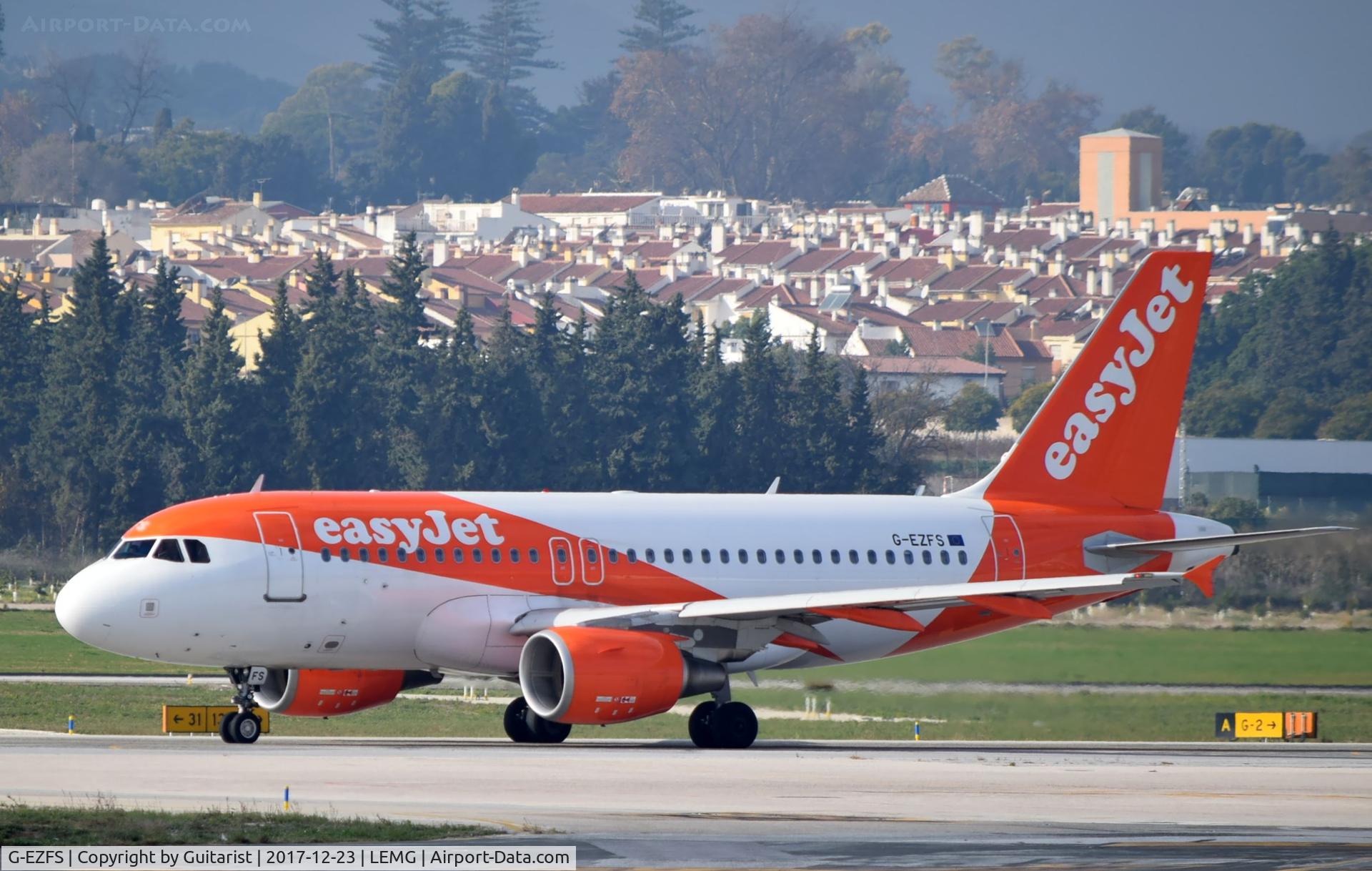 G-EZFS, 2009 Airbus A319-111 C/N 4129, At Malaga