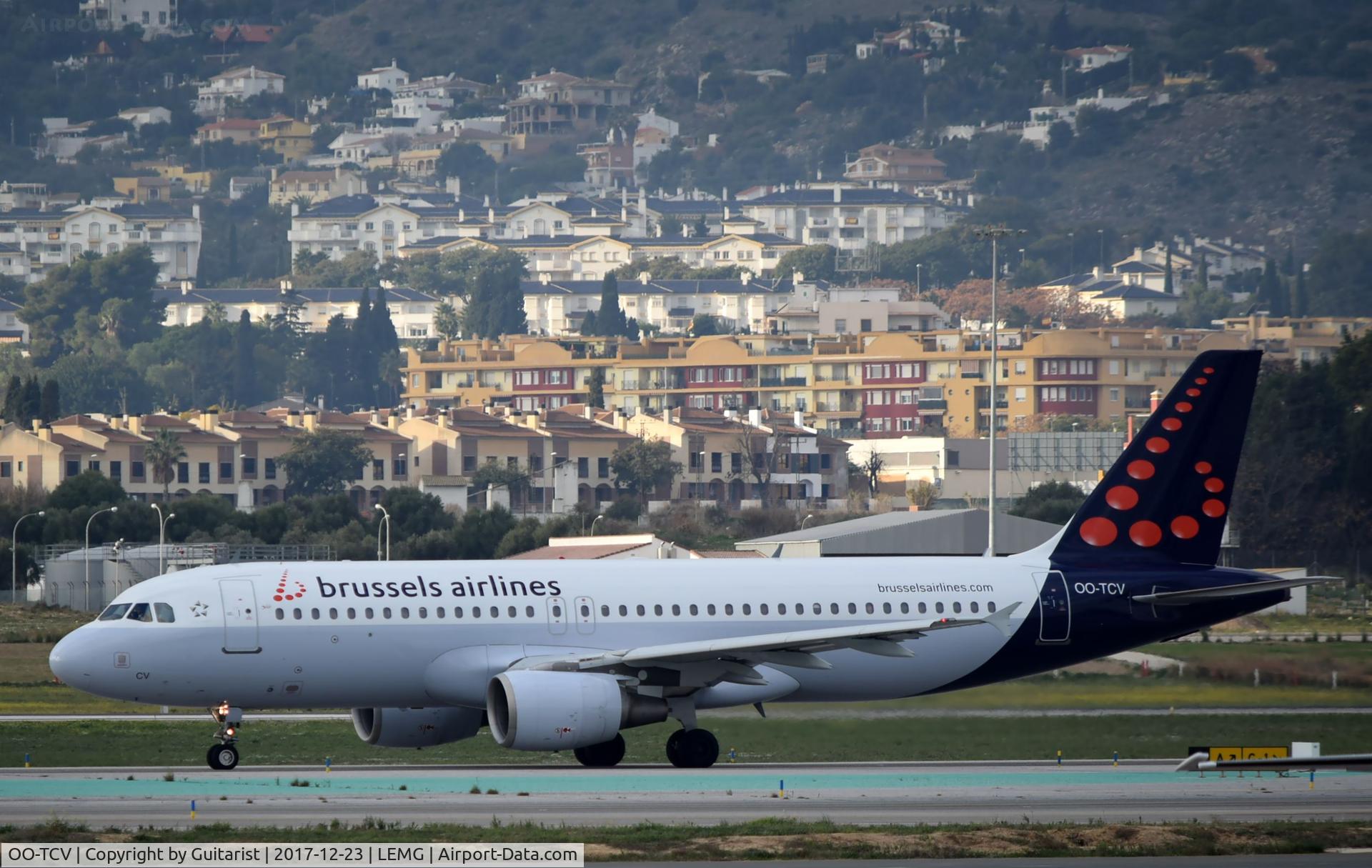OO-TCV, 2003 Airbus A320-214 C/N 1968, At Malaga