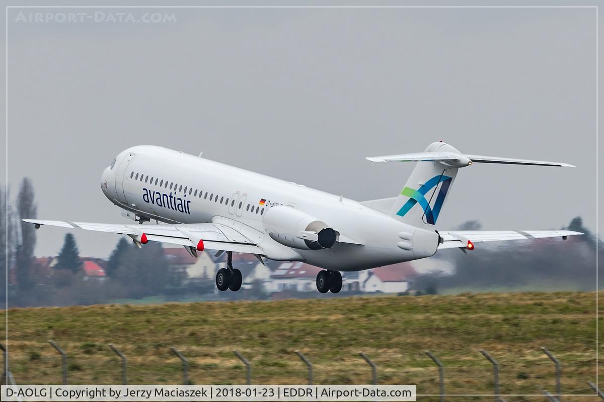 D-AOLG, 1993 Fokker 100 (F-28-0100) C/N 11452, Fokker 100