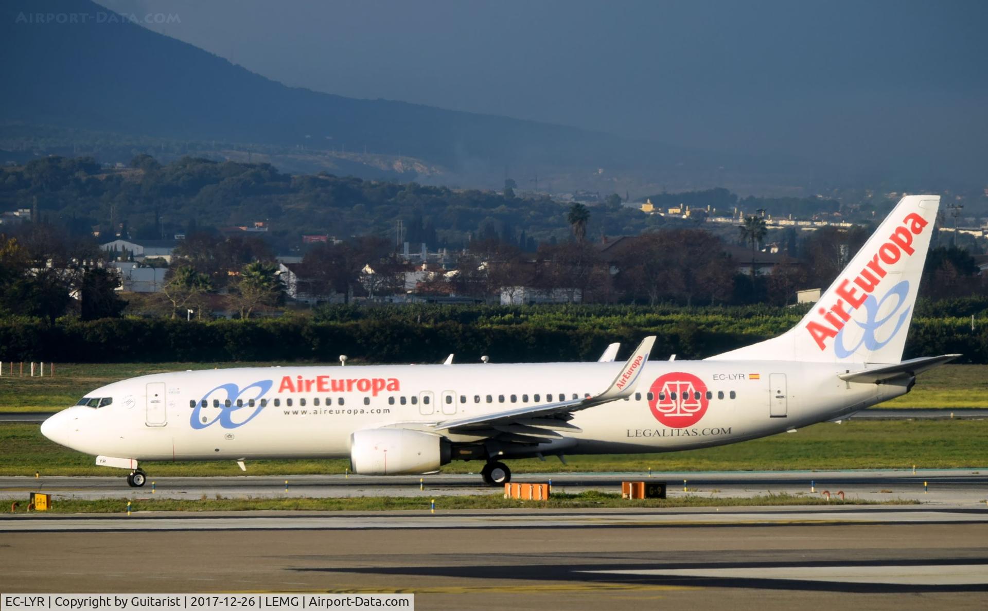 EC-LYR, 2013 Boeing 737-85P C/N 36595, At Malaga