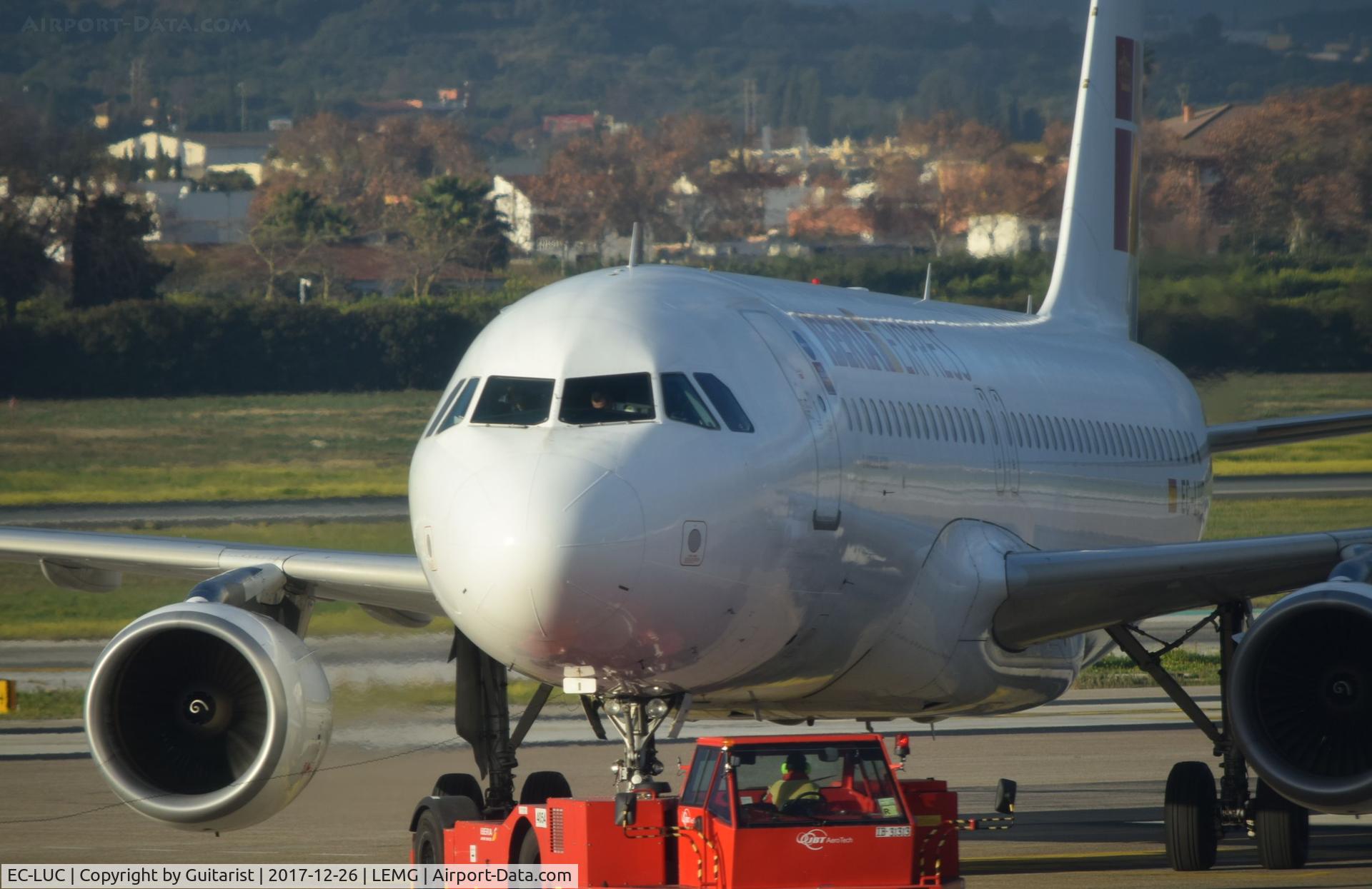 EC-LUC, 1999 Airbus A320-214 C/N 1059, At Malaga