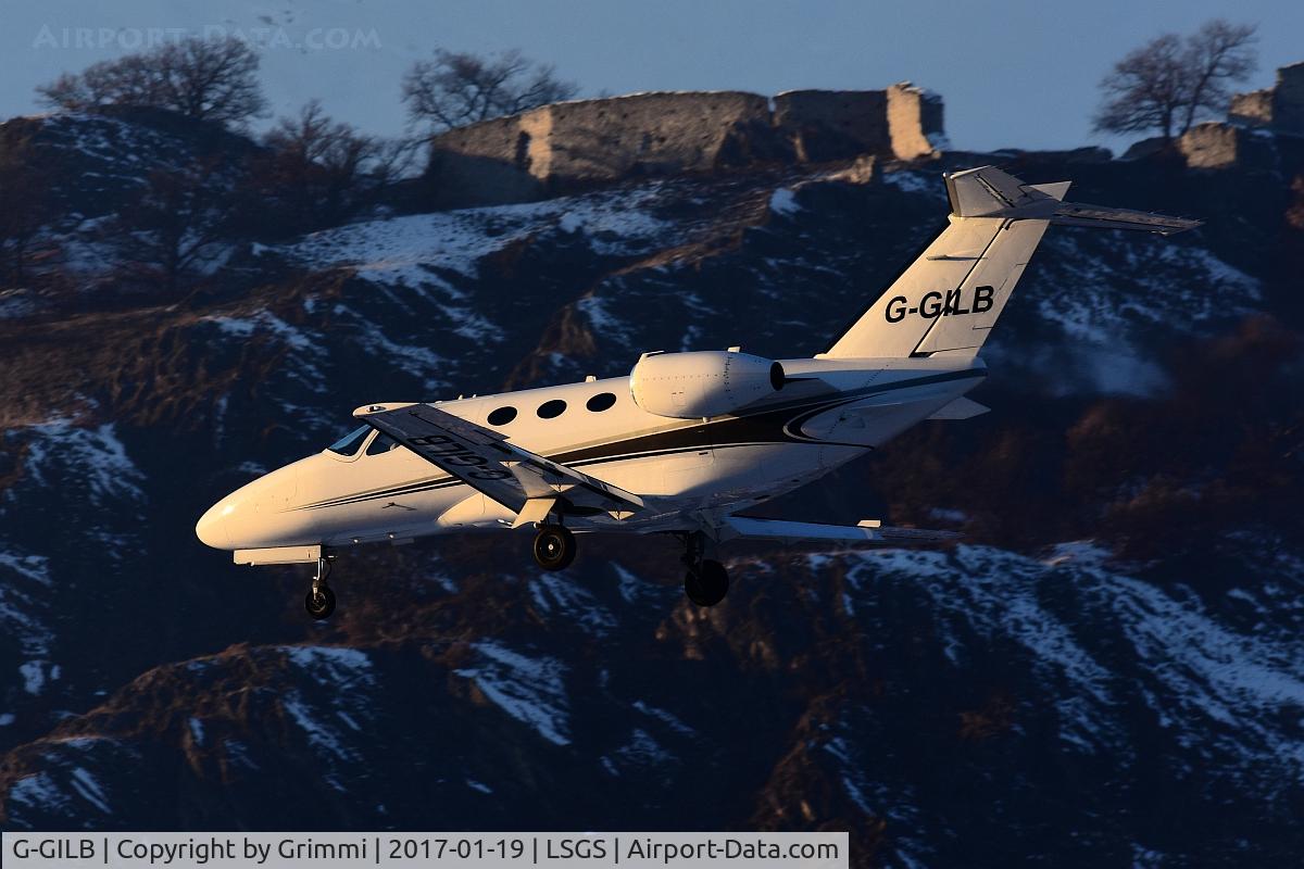 G-GILB, 2009 Cessna 510 Citation Mustang C/N 510-0241, Catreus Ltd Mustang in the golden light