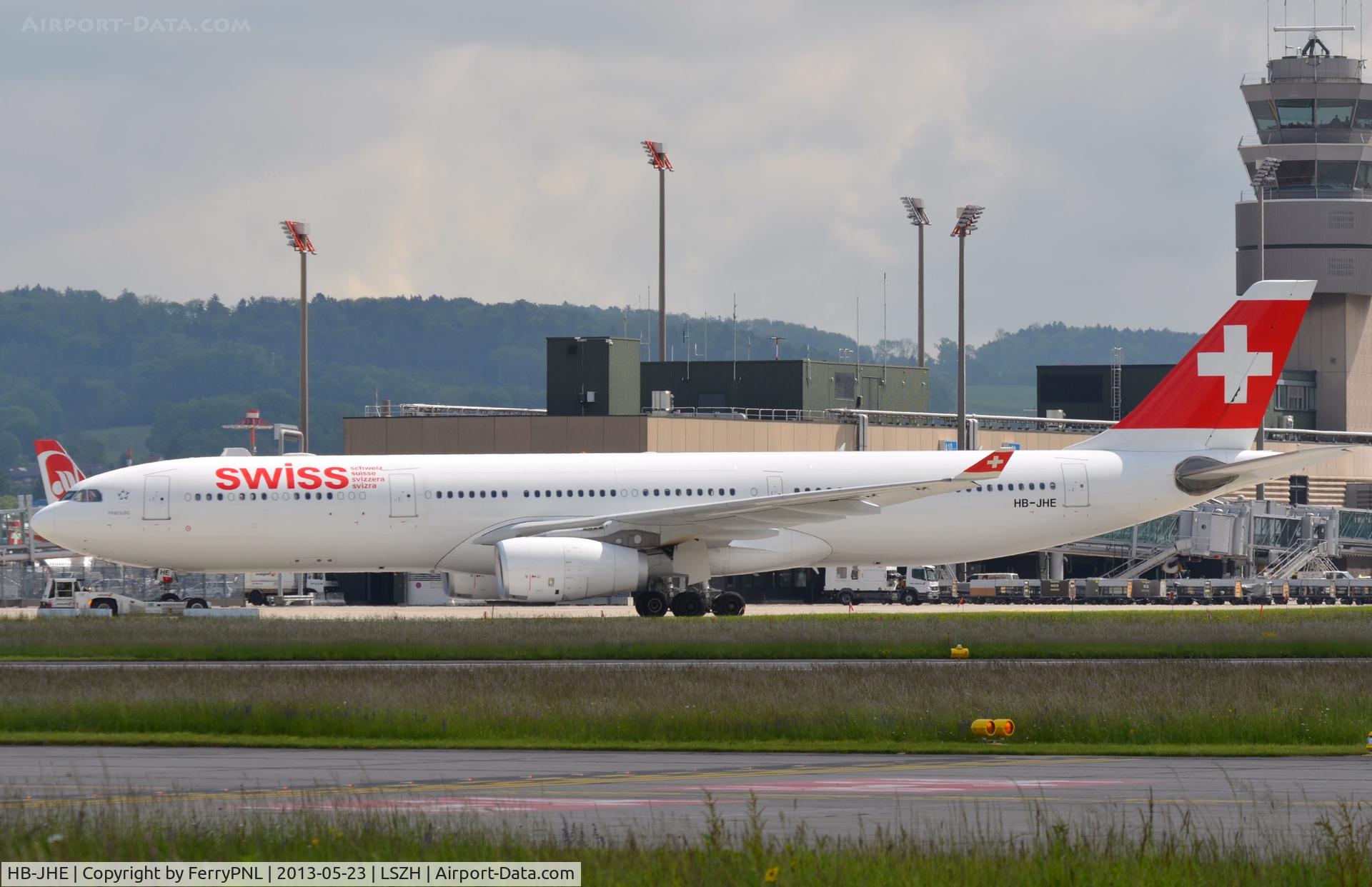 HB-JHE, 2009 Airbus A330-343 C/N 1084, Swiss A333 under tow.