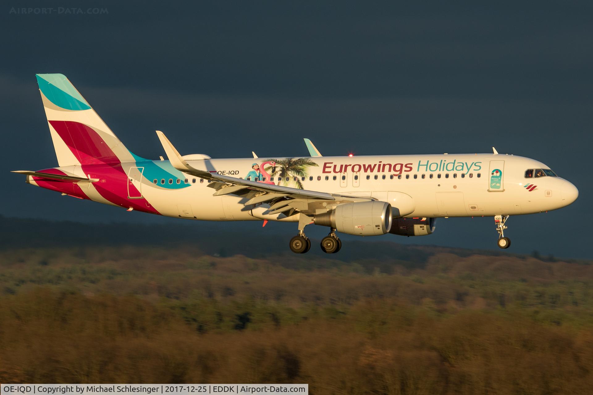 OE-IQD, 2016 Airbus A320-214 C/N 7056, OE-IQD - Airbus A320-214(WL) - Eurowings Europe
