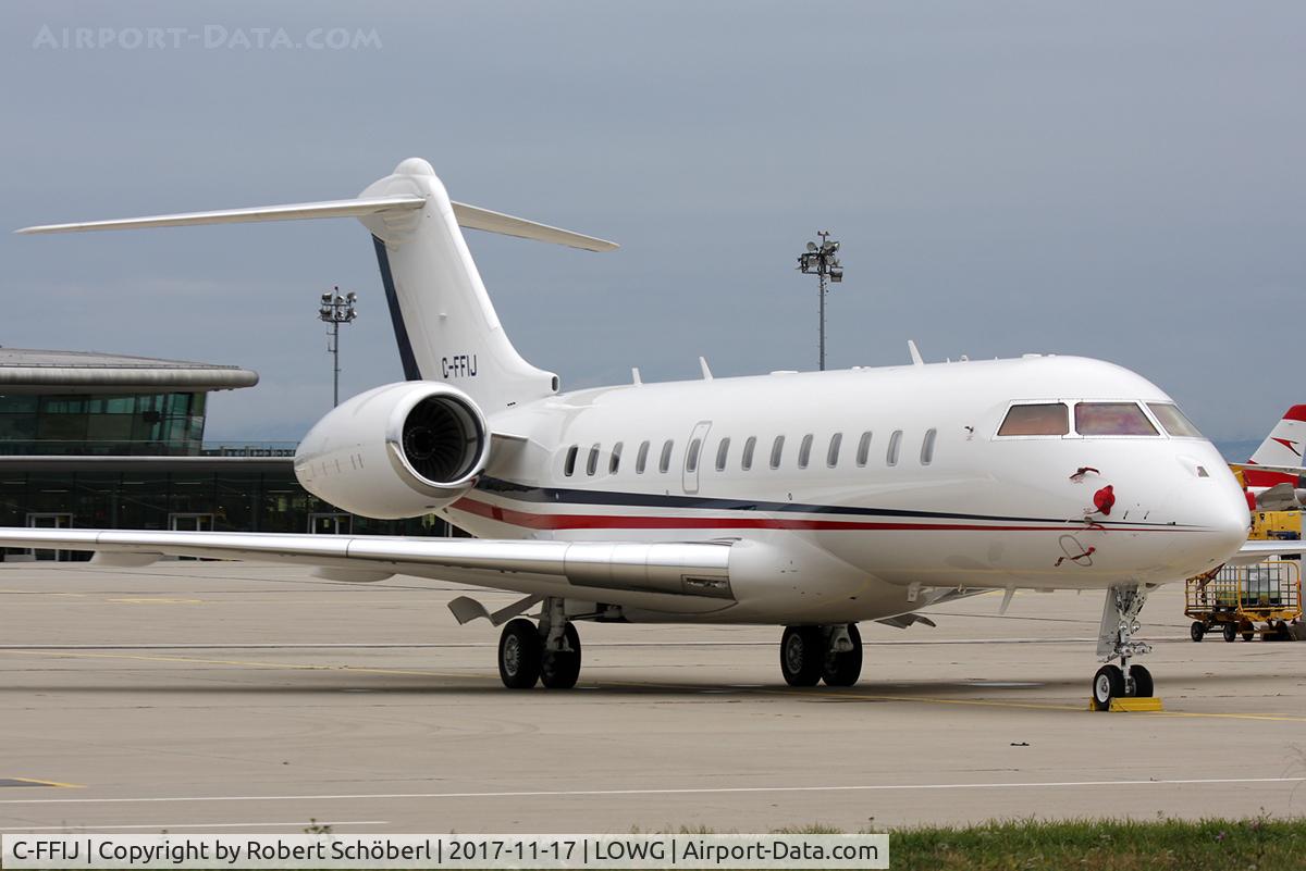 C-FFIJ, 2014 Bombardier BD-700-1A11 Global 5000 C/N 9642, C-FFIJ @ LOWG