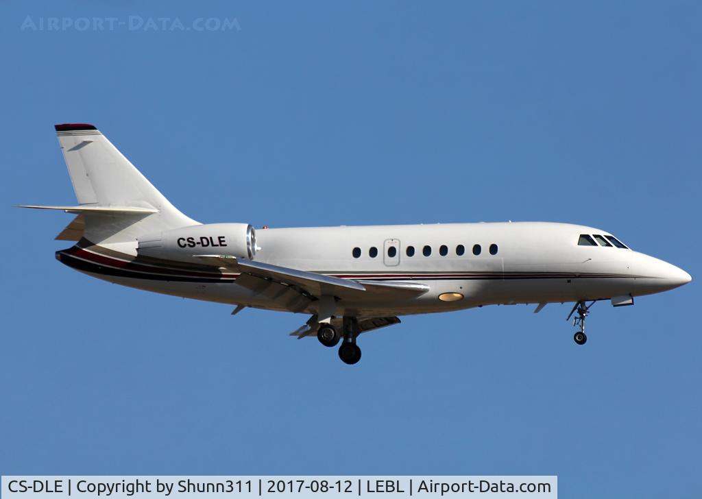 CS-DLE, 2007 Dassault Falcon 2000EX C/N 127, Landing rwy 25R