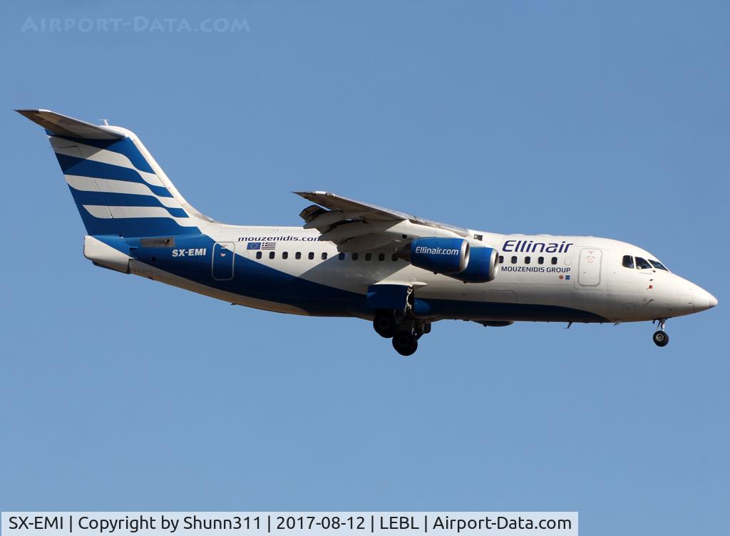 SX-EMI, 1997 British Aerospace Avro 146-RJ85 C/N E.2305, Landing rwy 25R