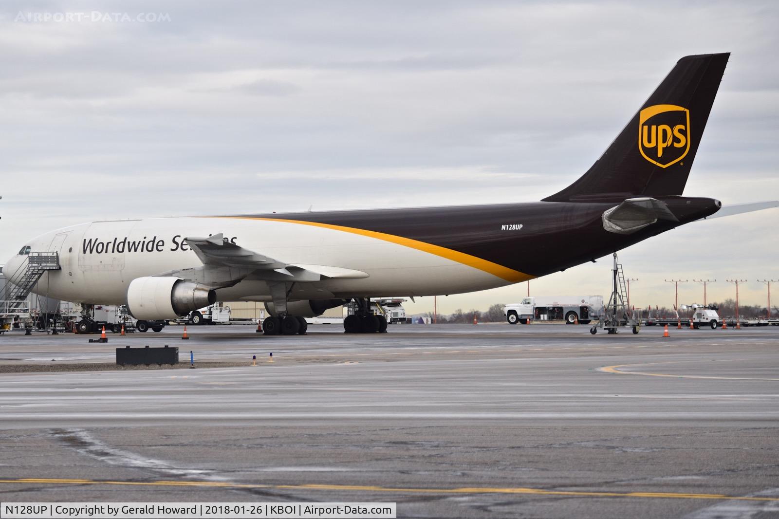 N128UP, 2001 Airbus A300F4-622R C/N 0812, Parked on the UPS ramp.