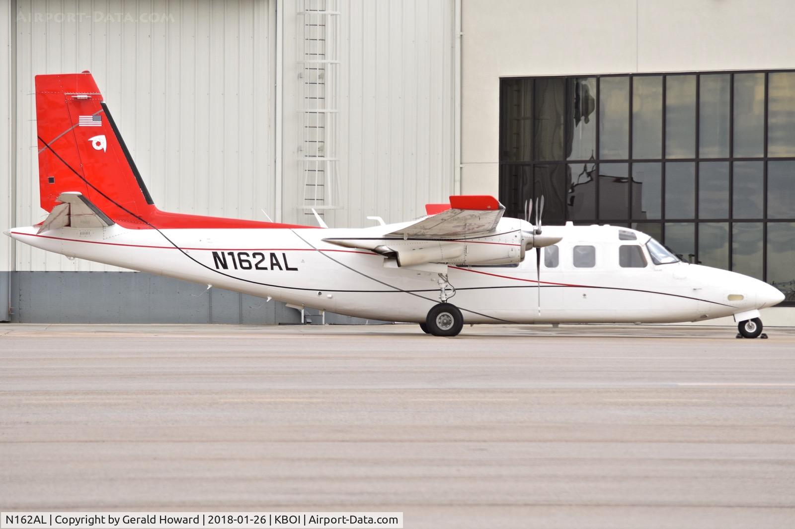 N162AL, 1975 Rockwell 690A Turbo Commander C/N 11231, Parked on the north GA ramp.