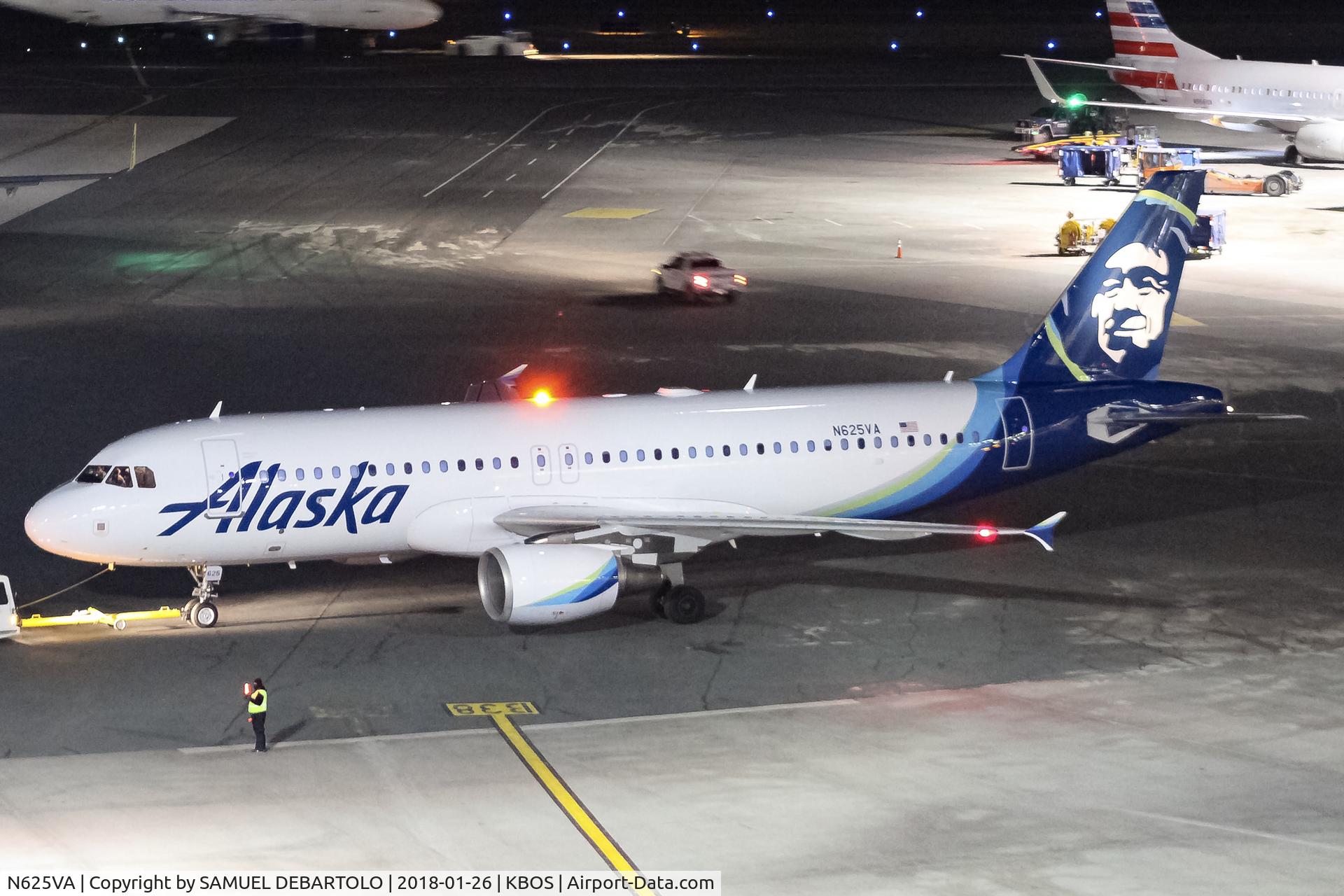 N625VA, 2006 Airbus A320-214 C/N 2800, First A320 in Alaska colors.
