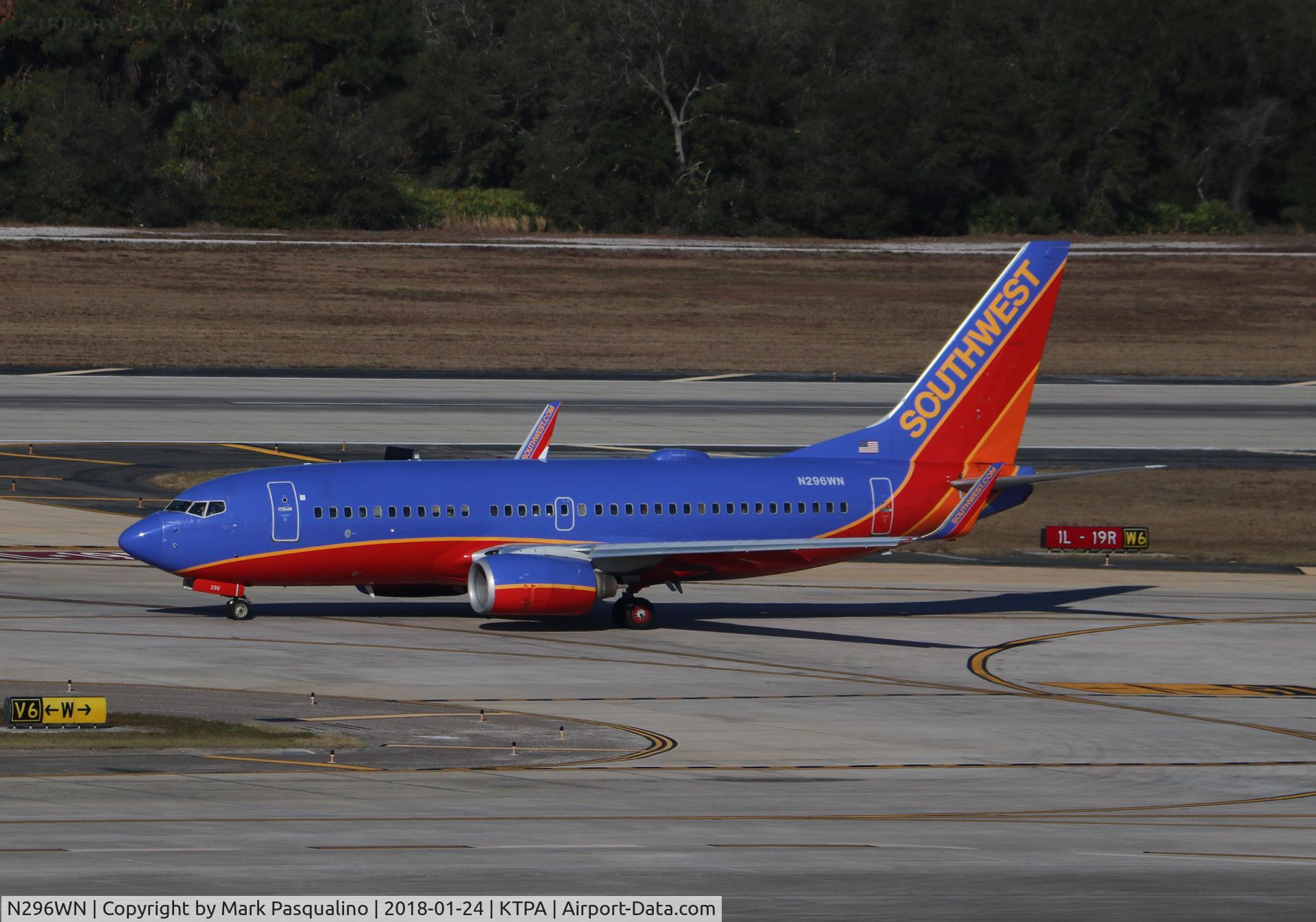 N296WN, 2007 Boeing 737-7H4 C/N 36613, Boeing 737-700