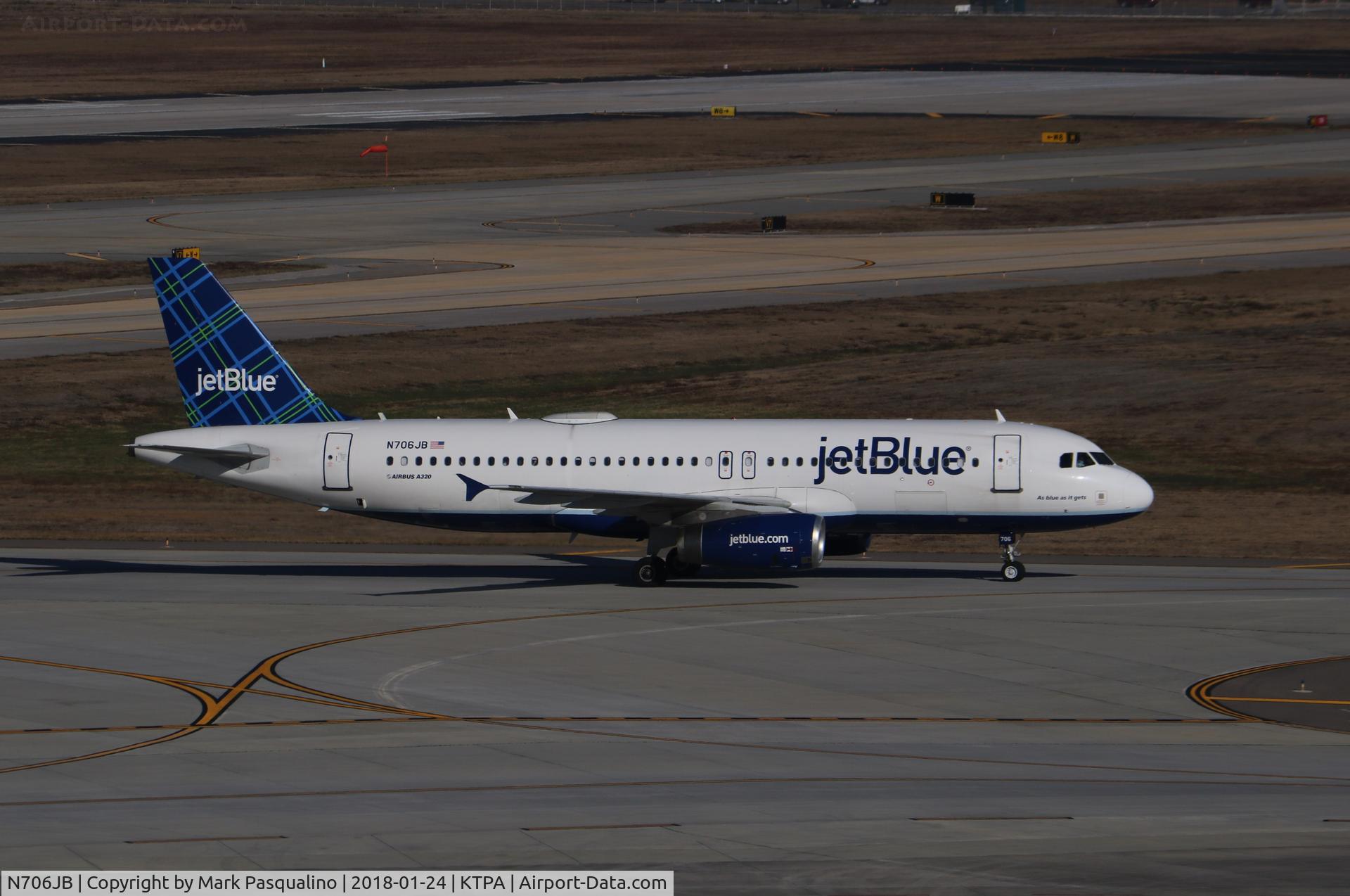 N706JB, 2008 Airbus A320-232 C/N 3451, Airbus A320