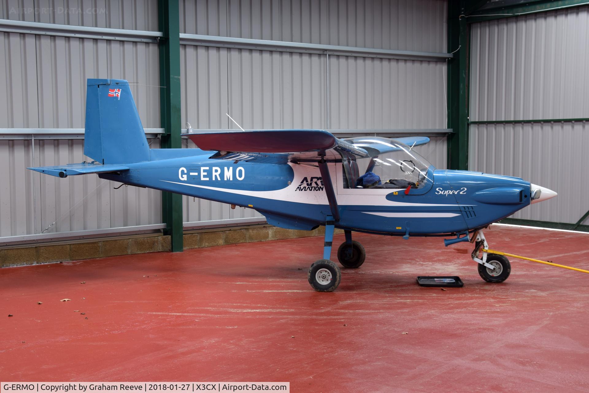 G-ERMO, 1986 ARV ARV1 Super 2 C/N 018, Parked at Northrepps.