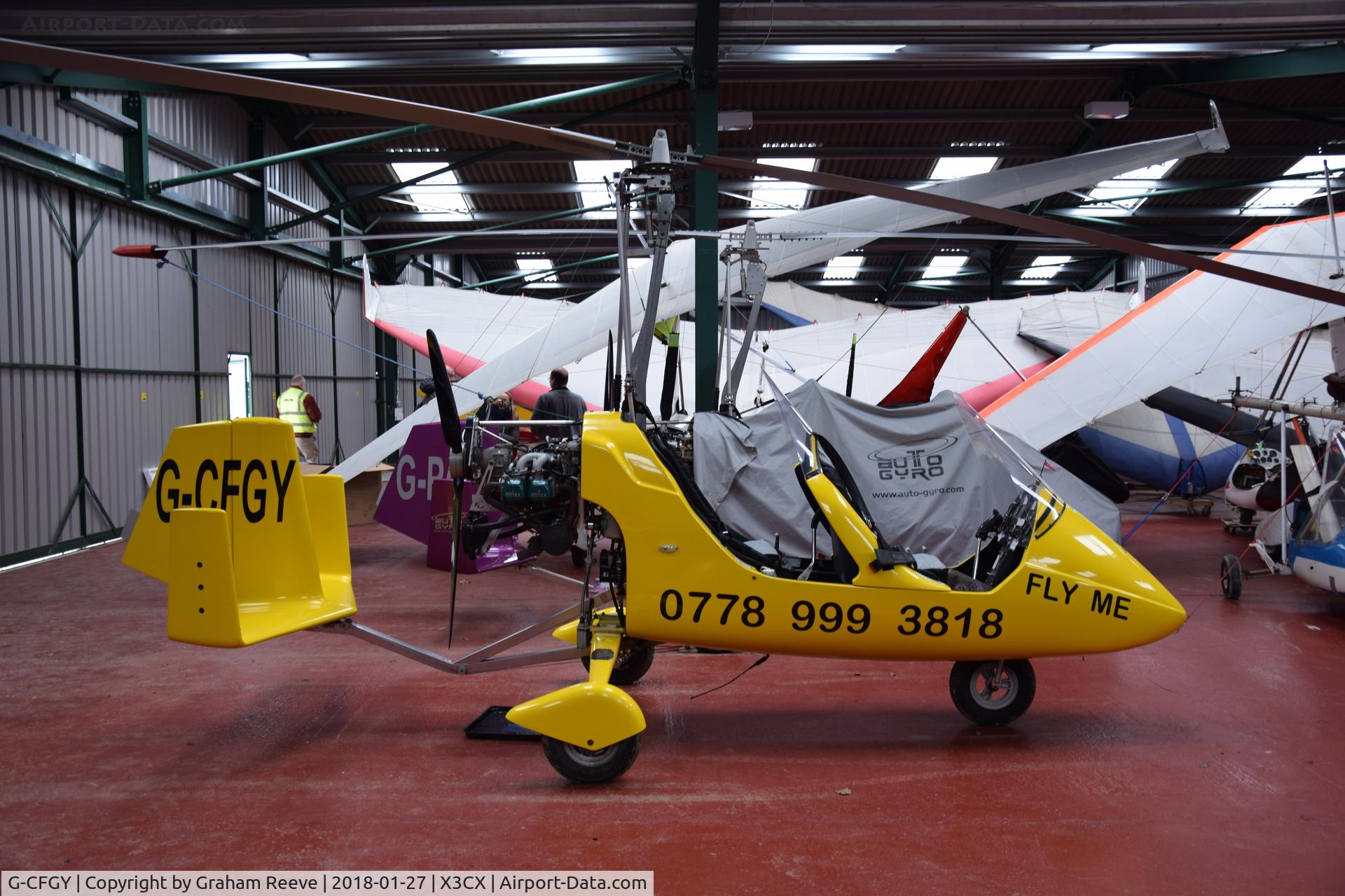 G-CFGY, 2008 Rotorsport UK MT-03 C/N RSUK/MT-03/039, Parked at Northrepps.