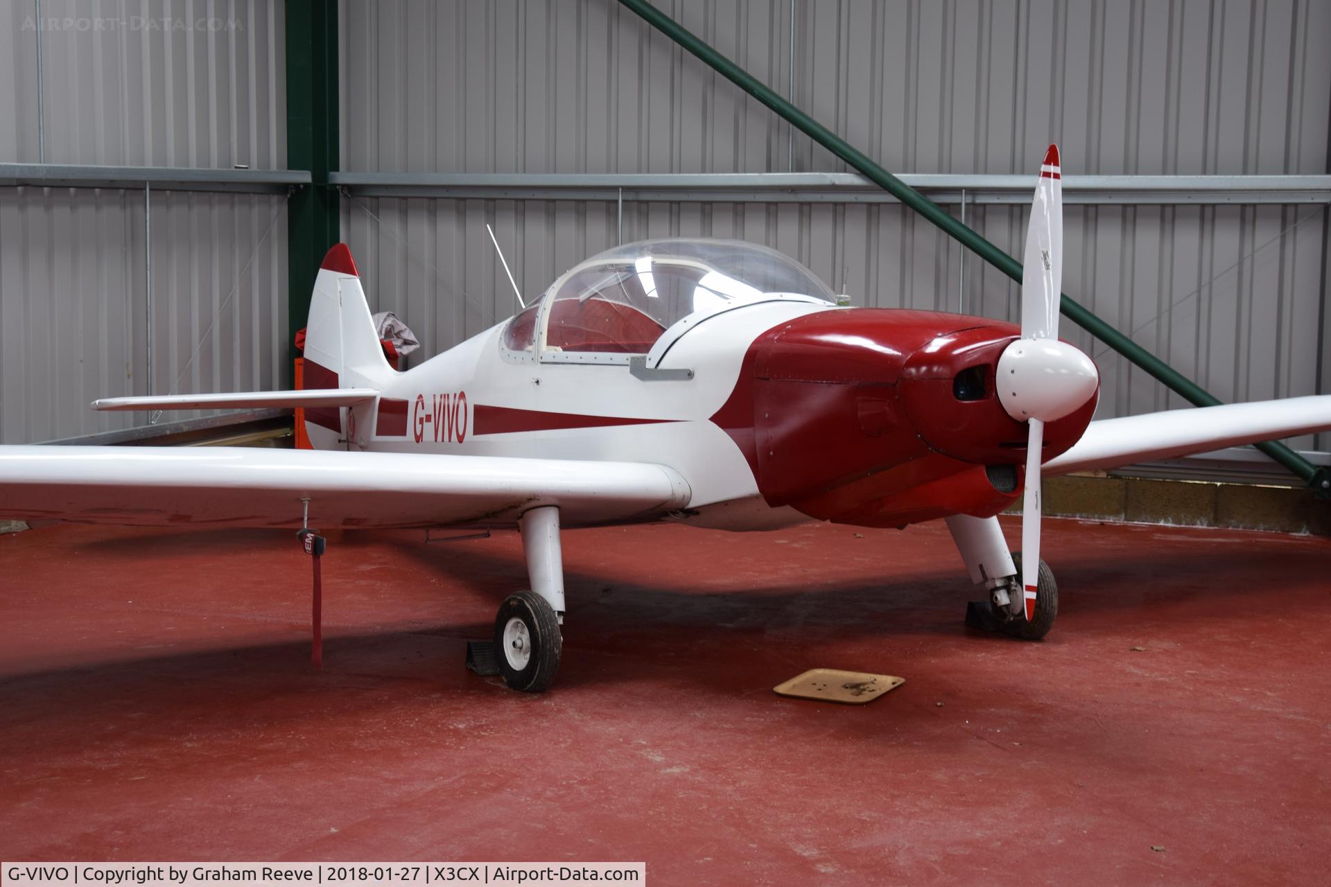 G-VIVO, 2005 Nicollier HN-700 Menestrel II C/N PFA 217-14039, Parked at Northrepps.