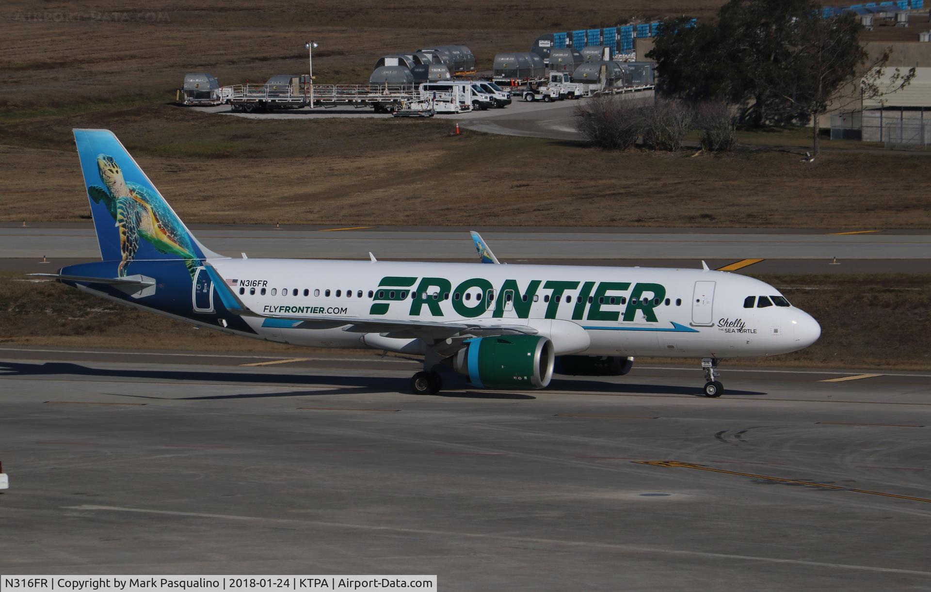 N316FR, 2017 Airbus A320-251N C/N 7824, Airbus A320