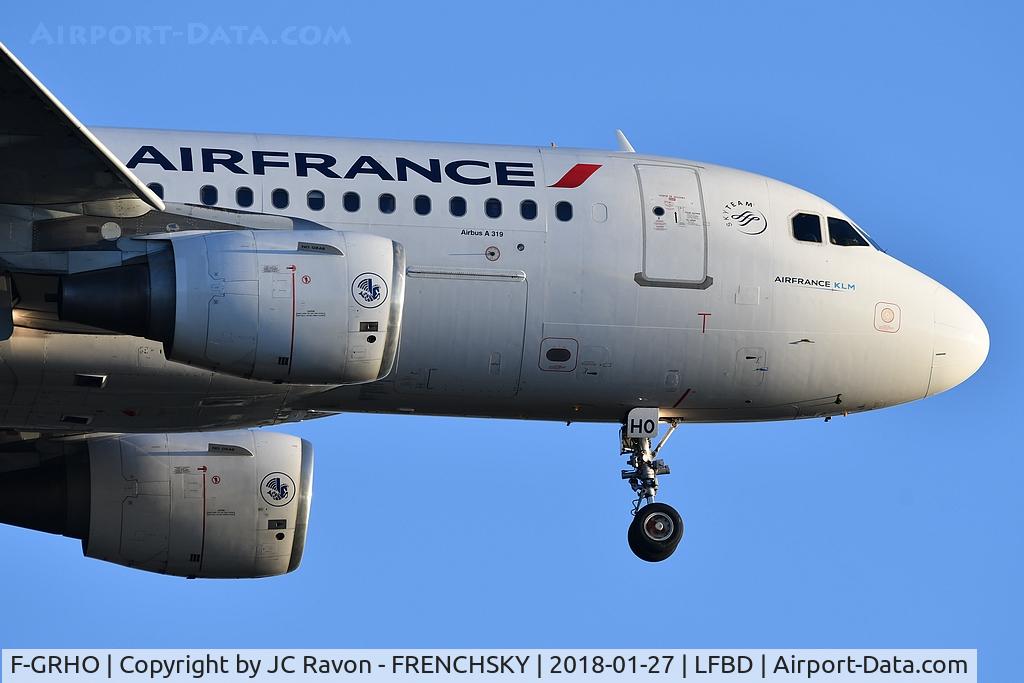 F-GRHO, 2000 Airbus A319-111 C/N 1271, AF7634
