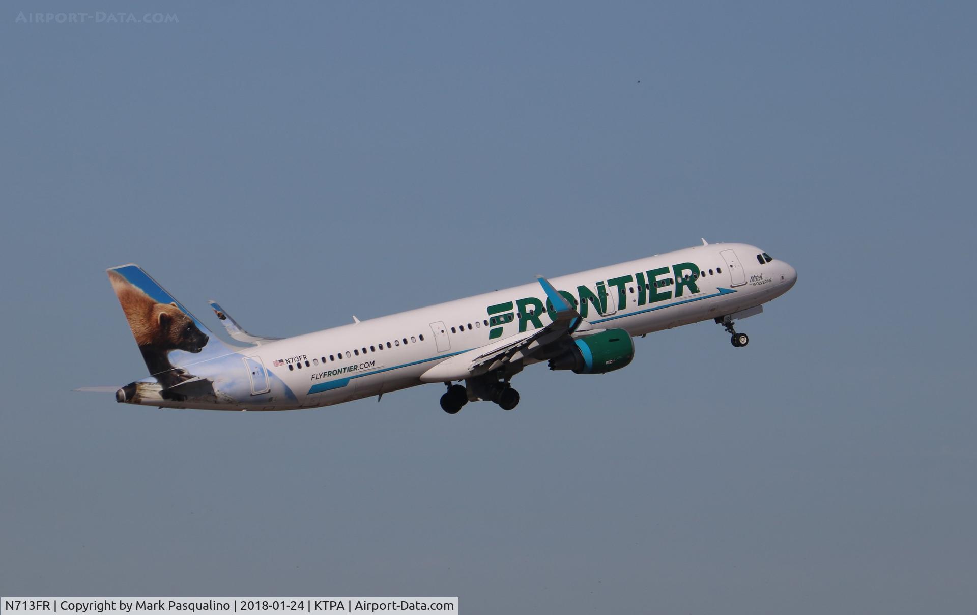 N713FR, 2016 Airbus A321-211 C/N 7286, Airbus A321
