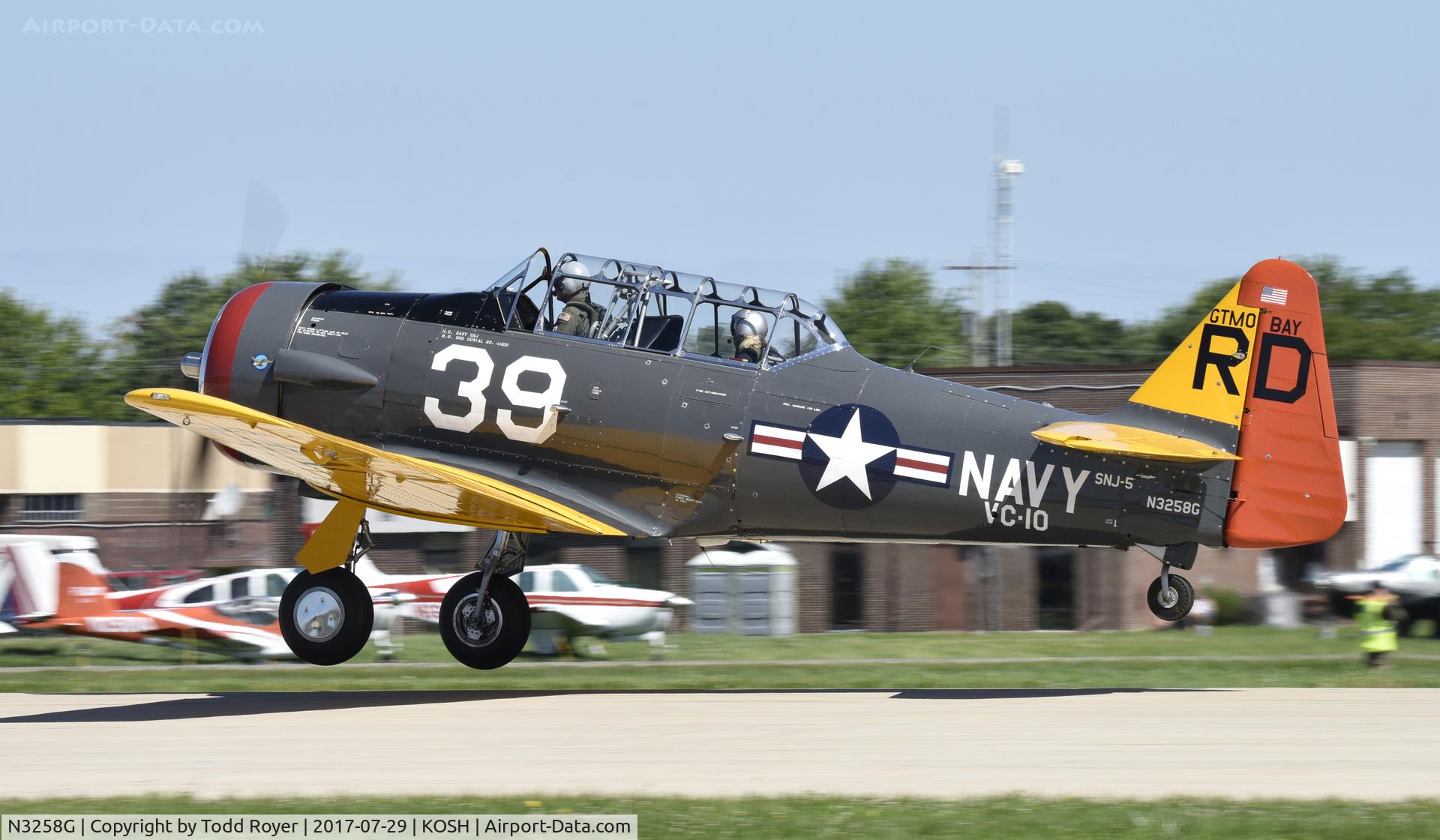 N3258G, North American AT-6D Texan C/N 43839, Airventure 2017