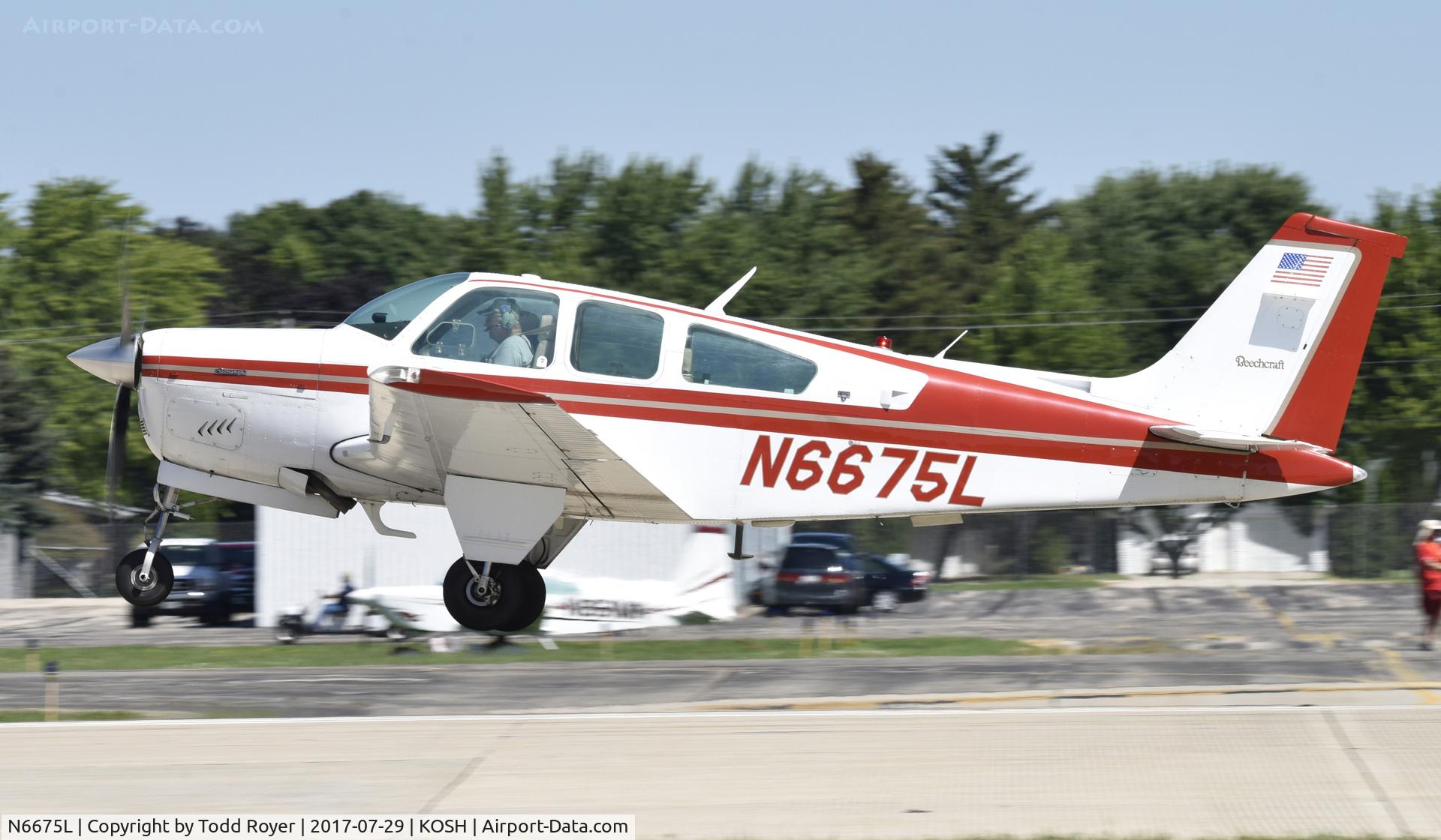 N6675L, 1979 Beech F33A Bonanza C/N CE-882, Airventure 2017