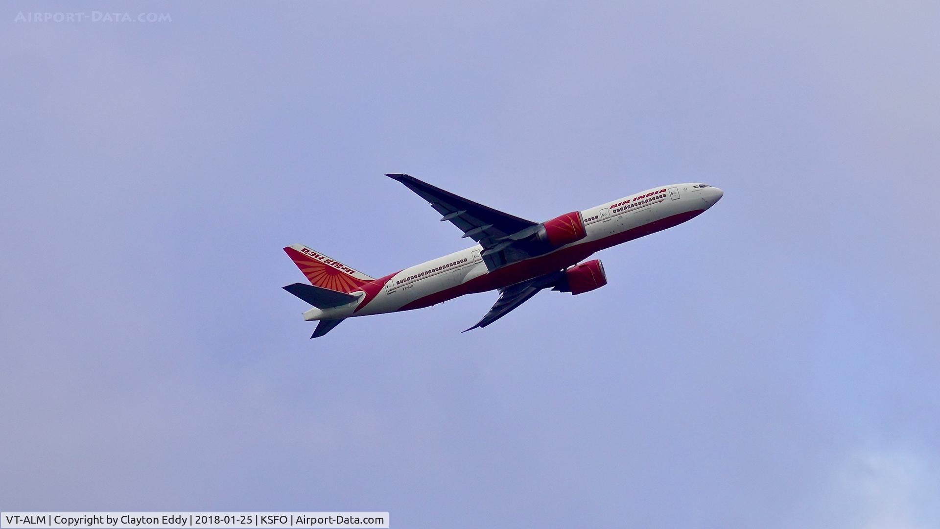VT-ALM, 2008 Boeing 777-337/ER C/N 36311, SFO 2018.