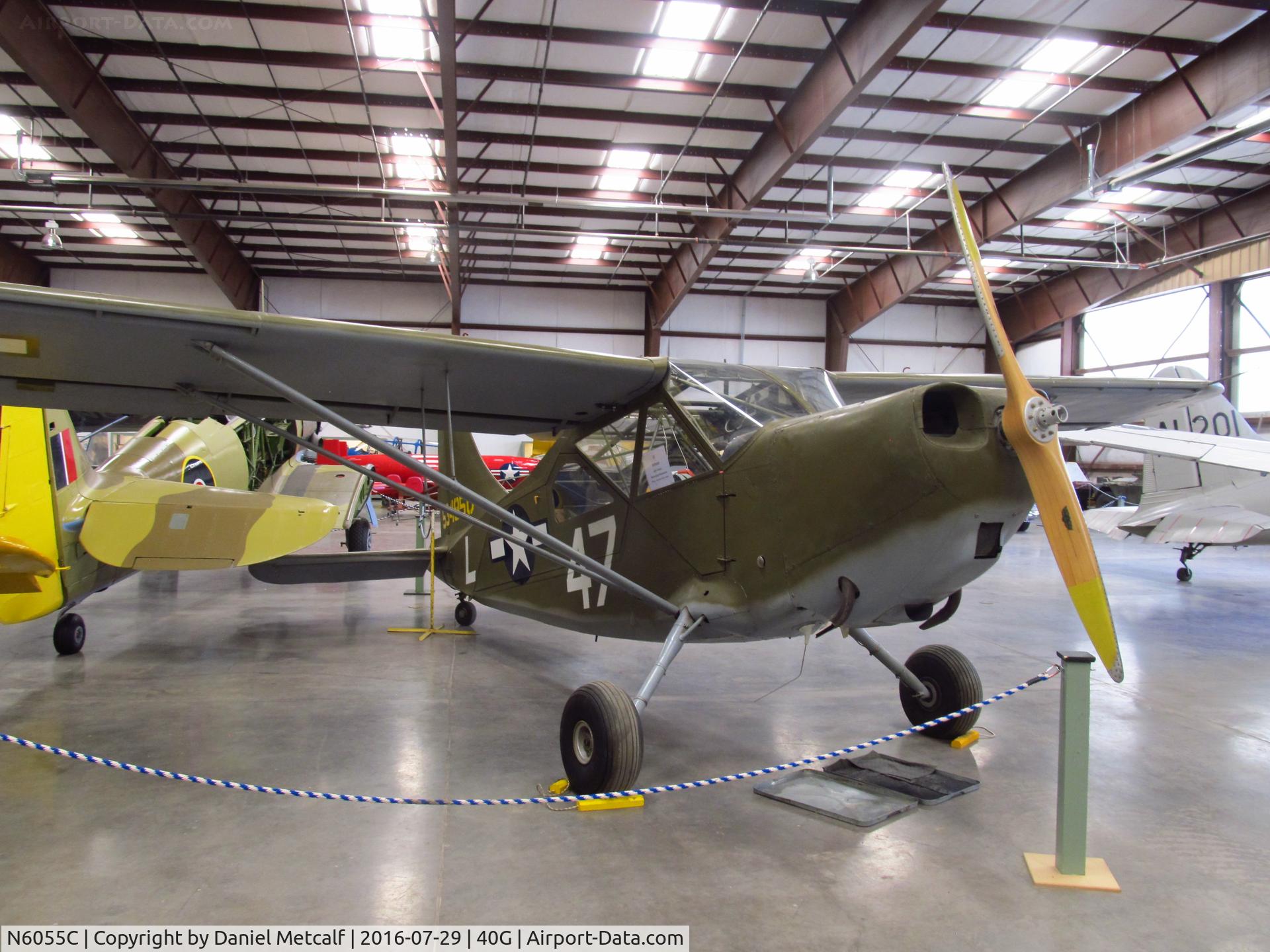 N6055C, 1945 Stinson U-19B (L-5G) C/N Not found 45-34950/N6055C, Planes of Fame Air Museum (Valle-Williams, AZ Location)