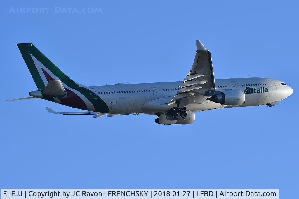 EI-EJJ, 2011 Airbus A330-202 C/N 1225, AZ9520 	Bordeaux (BOD) to Pointe-a-Pitre (PTP)