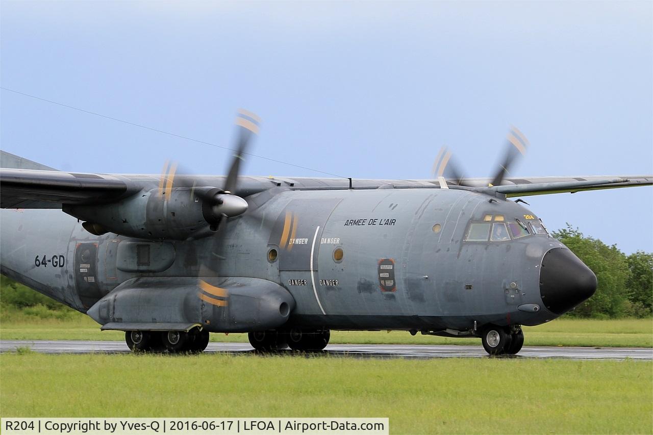 R204, Transall C-160R C/N 204, Transall C-160R, Taxiing, Avord Air Base 702 (LFOA) Open day 2016