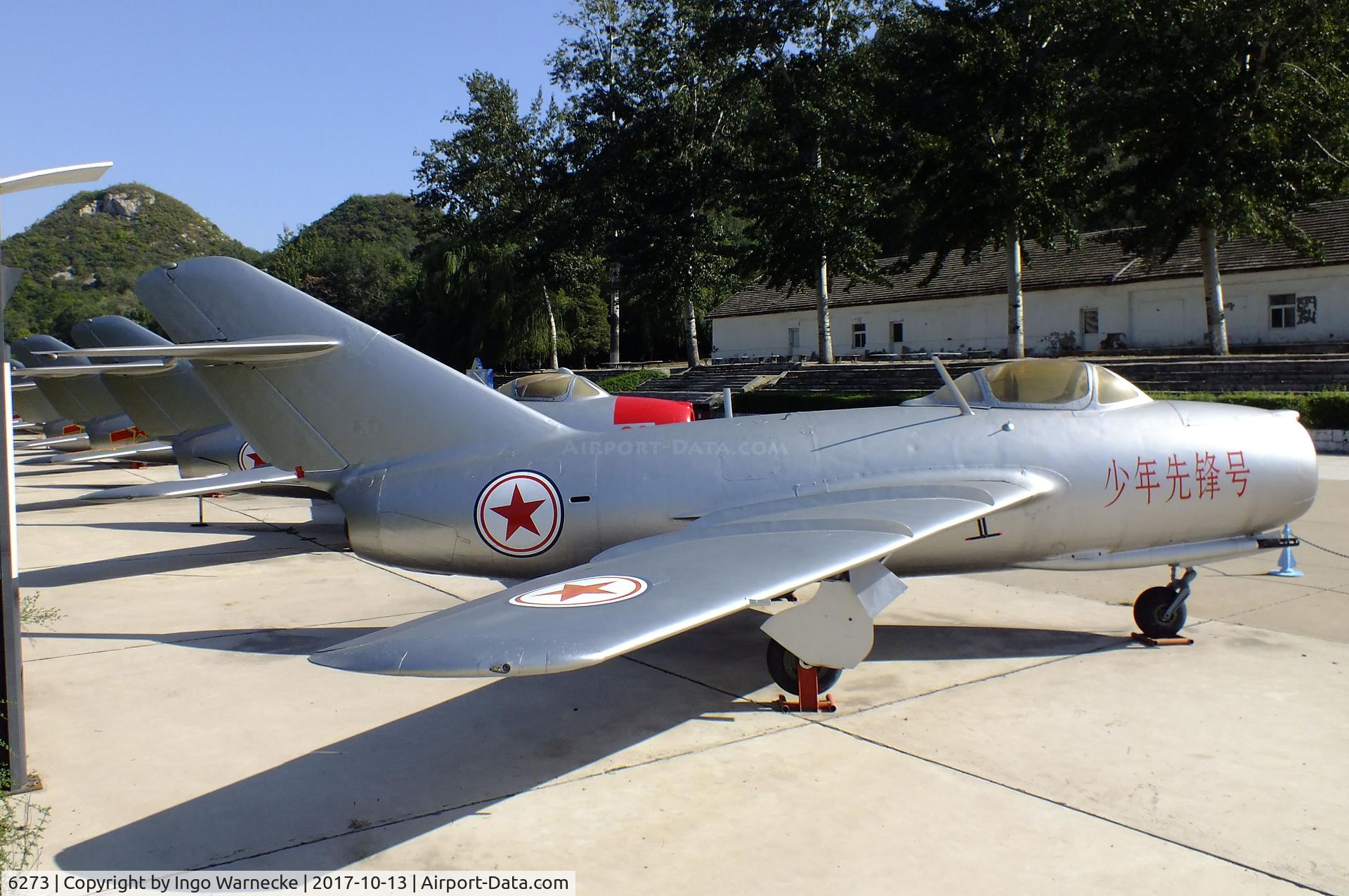 6273, Mikoyan-Gurevich MiG-15 C/N Not found 6273, Mikoyan i Gurevich MiG-15bis FAGOT-B at the China Aviation Museum Datangshan