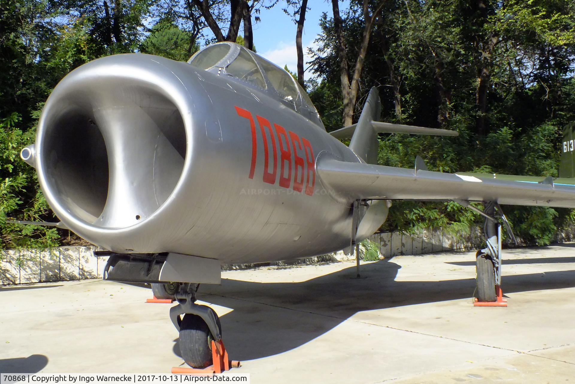 70868, Shenyang J-5 C/N Not found 70868, Shenyang JJ-5 (chinese two-seater version of the MiG-17) at the China Aviation Museum Datangshan