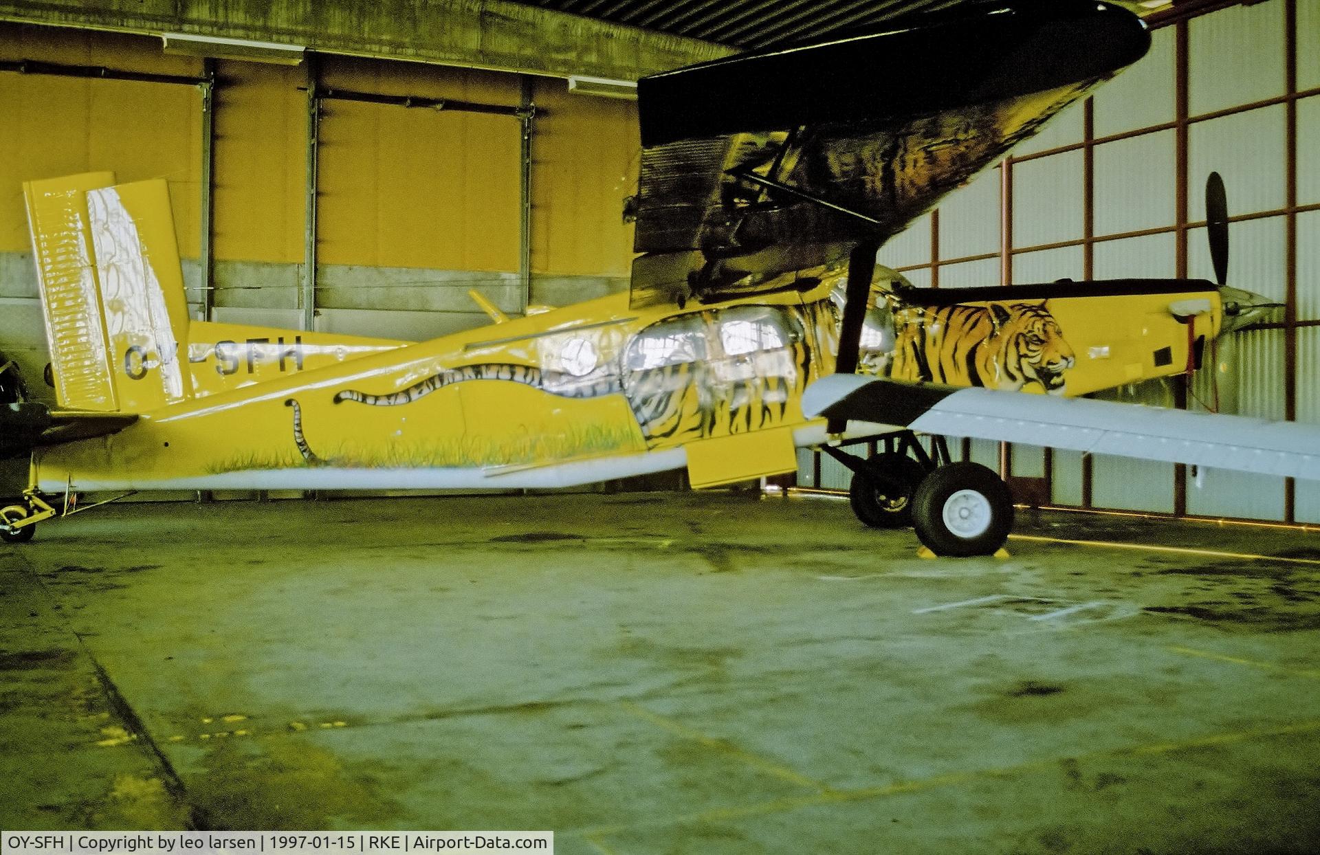 OY-SFH, 1977 Pilatus PC-6/B2-H2 TurboPorter C/N 778, Roskilde 15.1.1997