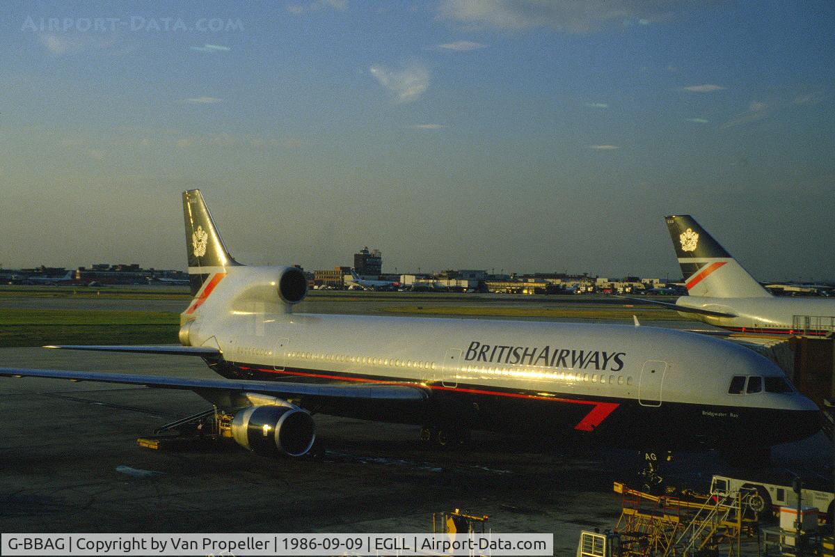 G-BBAG, 1974 Lockheed L-1011-385-1 TriStar 1 C/N 193E-1094, British Airways Lockheed  L-1011-385-1 TriStar 1 