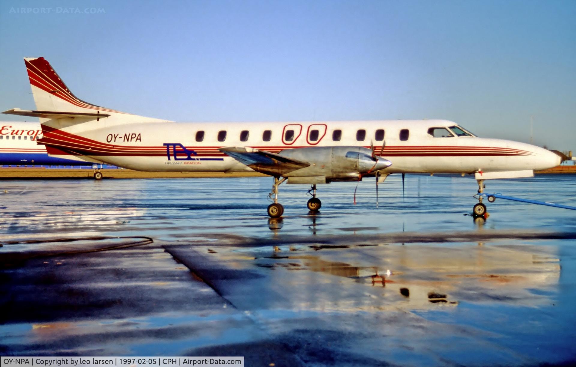 OY-NPA, 1978 Swearingen SA-226TC Metro II C/N TC-258, Copenhagen 5.2.1997