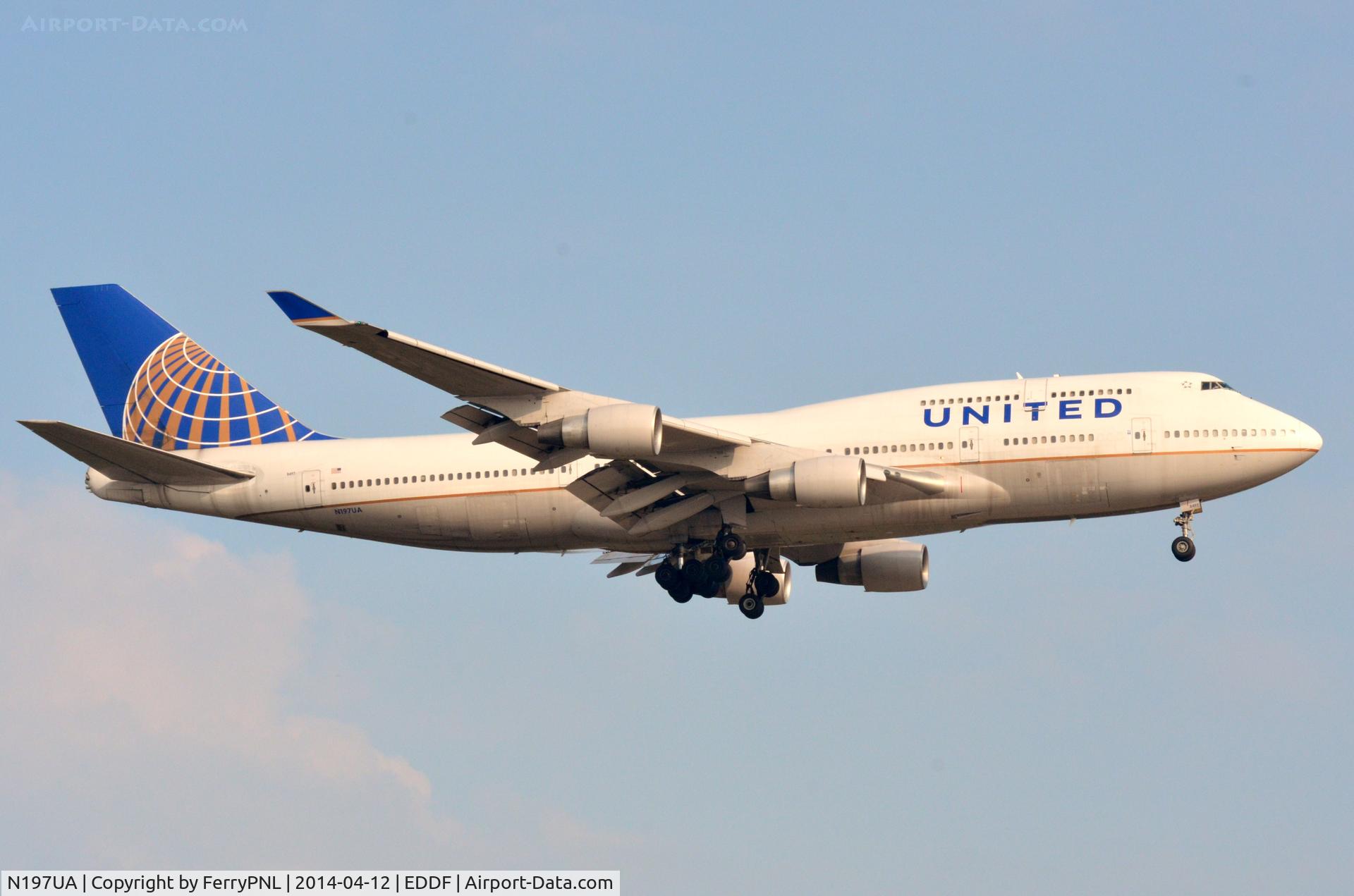 N197UA, 1997 Boeing 747-422 C/N 26901, Arrival of UA B744
