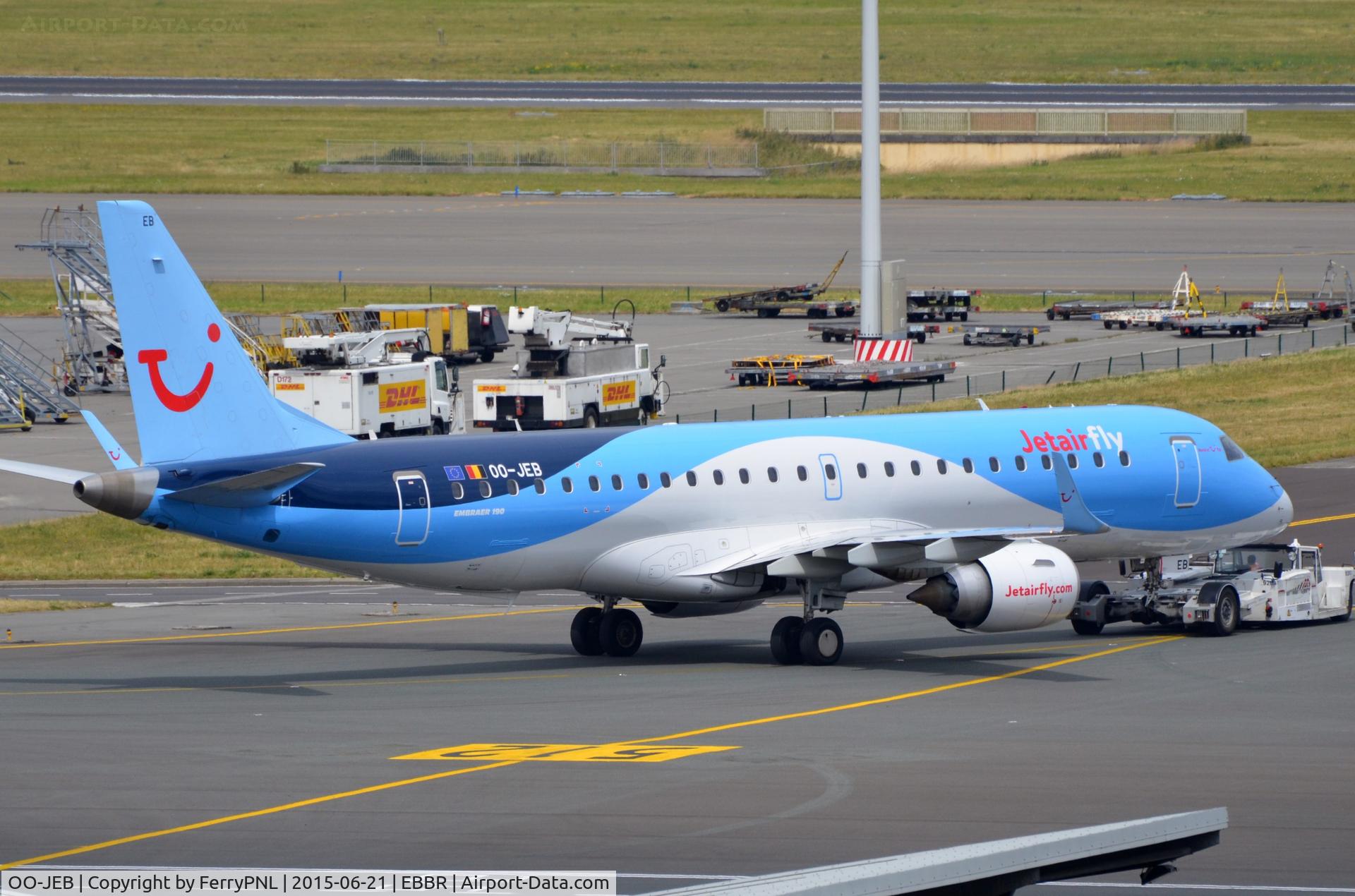 OO-JEB, 2013 Embraer 190STD (ERJ-190-100STD) C/N 19000607, Jetairfly ERJ190