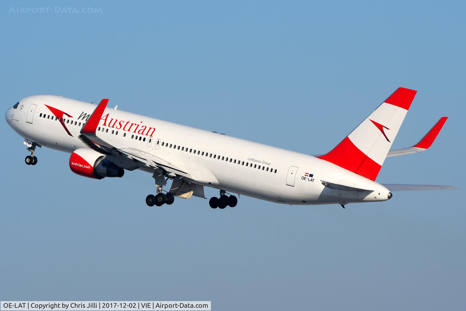 OE-LAT, 1991 Boeing 767-31A C/N 25273, Austrian Airlines