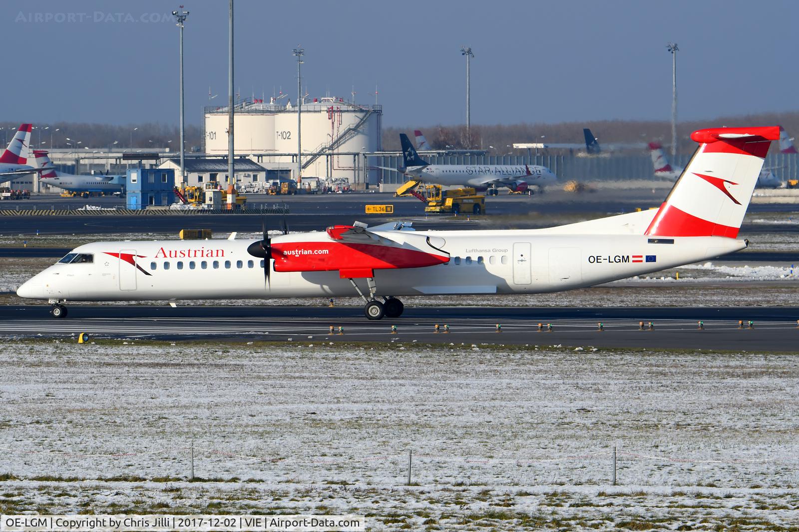 OE-LGM, 2010 De Havilland Canada DHC-8-402Q Dash 8 C/N 4319, Austrian Airlines