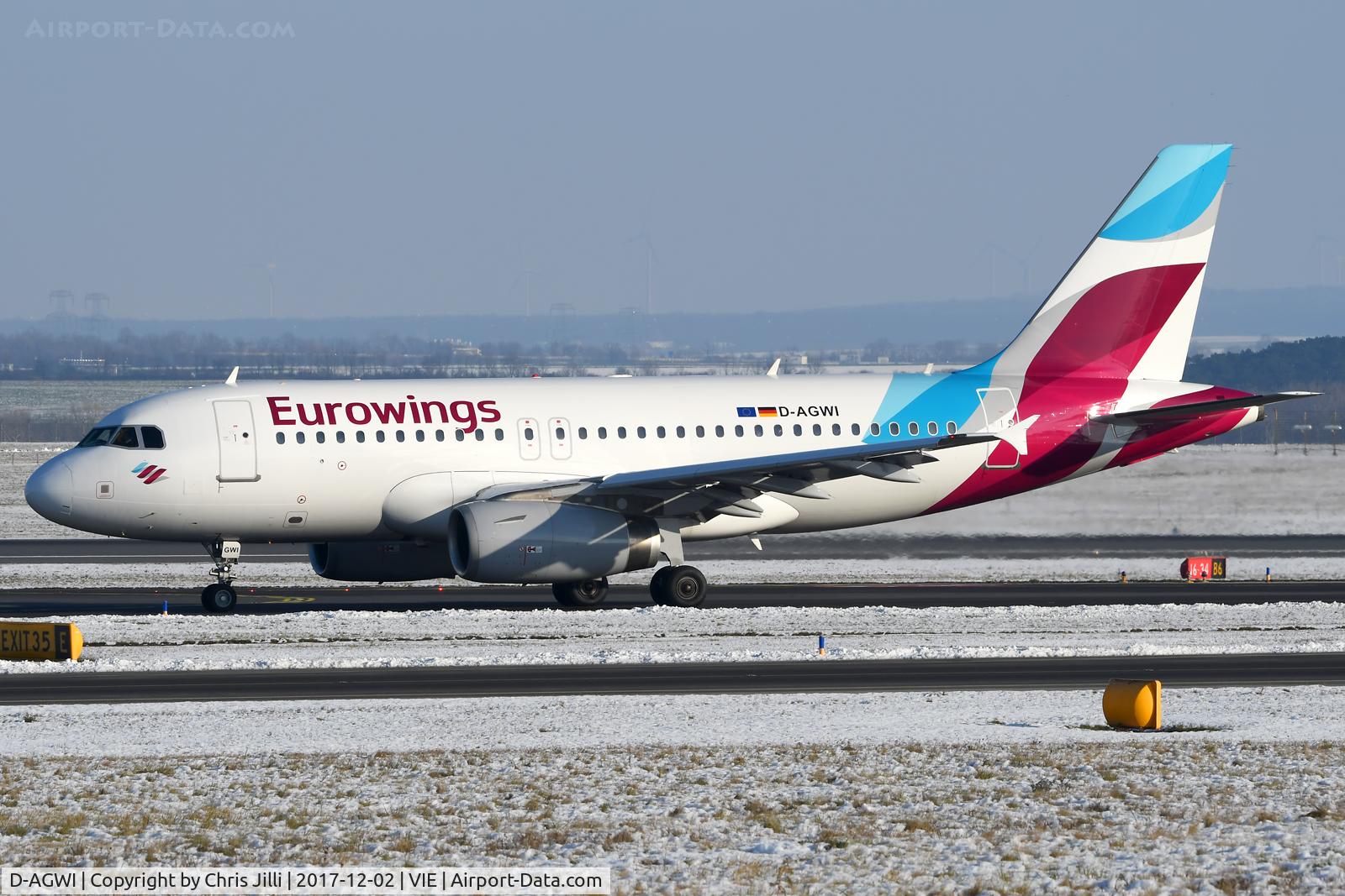 D-AGWI, 2008 Airbus A319-132 C/N 3358, Eurowings