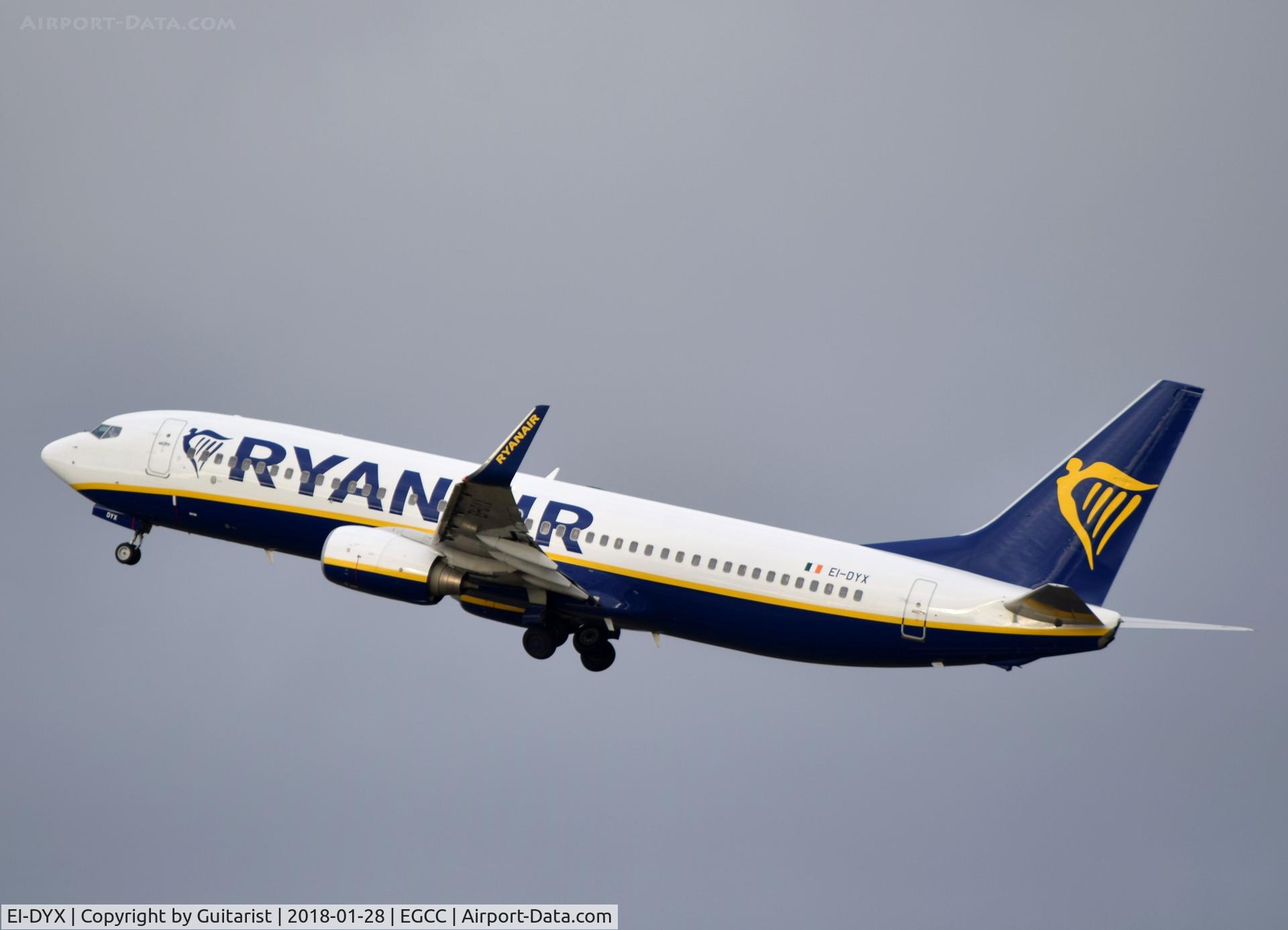 EI-DYX, 2008 Boeing 737-8AS C/N 37517, At Manchester