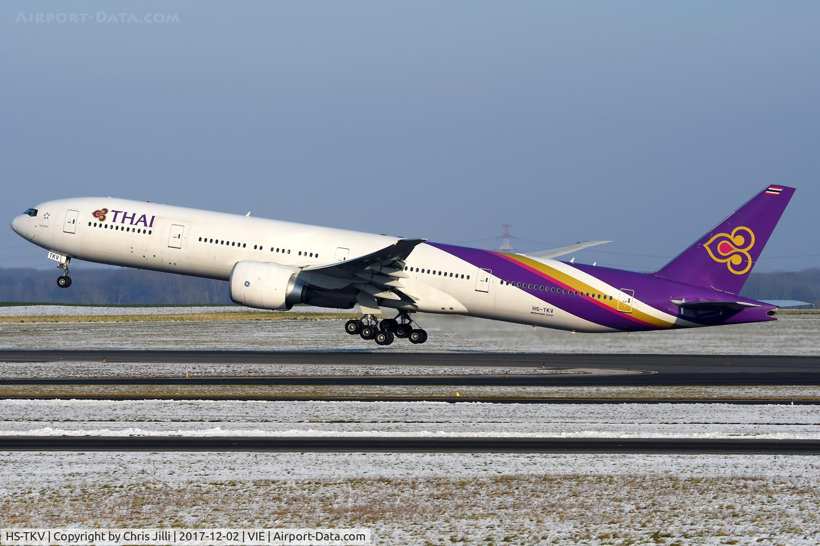 HS-TKV, 2014 Boeing 777-3D7/ER C/N 42111, Thai Airways