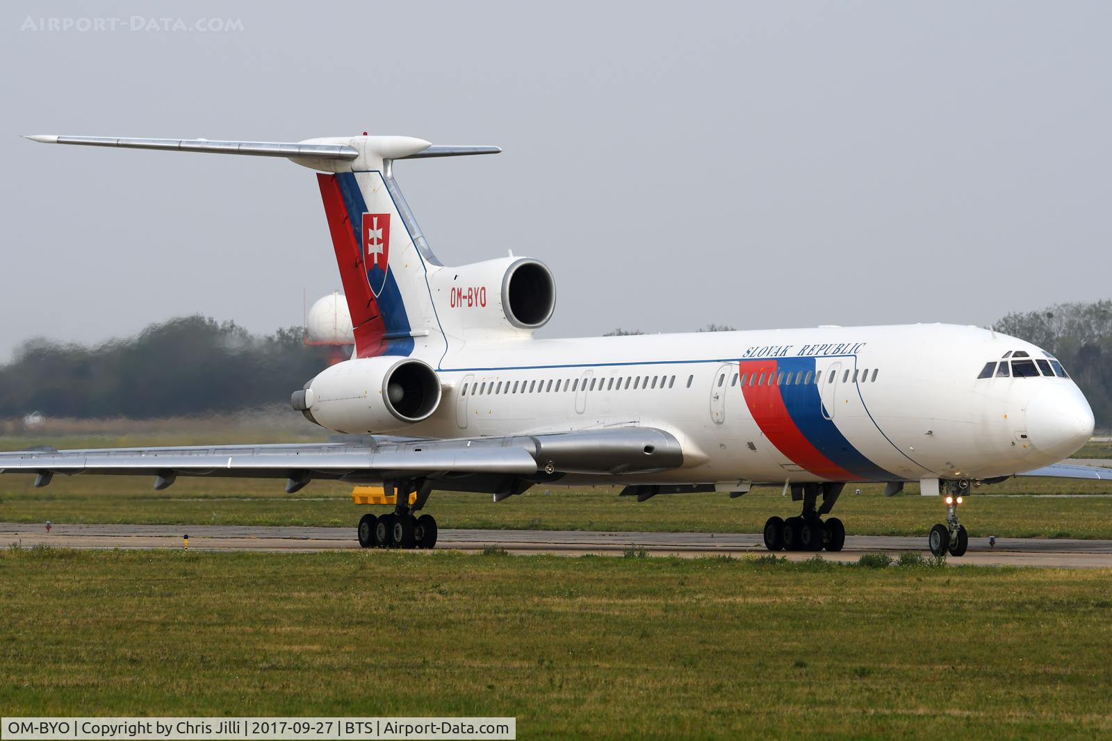 OM-BYO, 1989 Tupolev Tu-154M C/N 89A803, Slovak Government