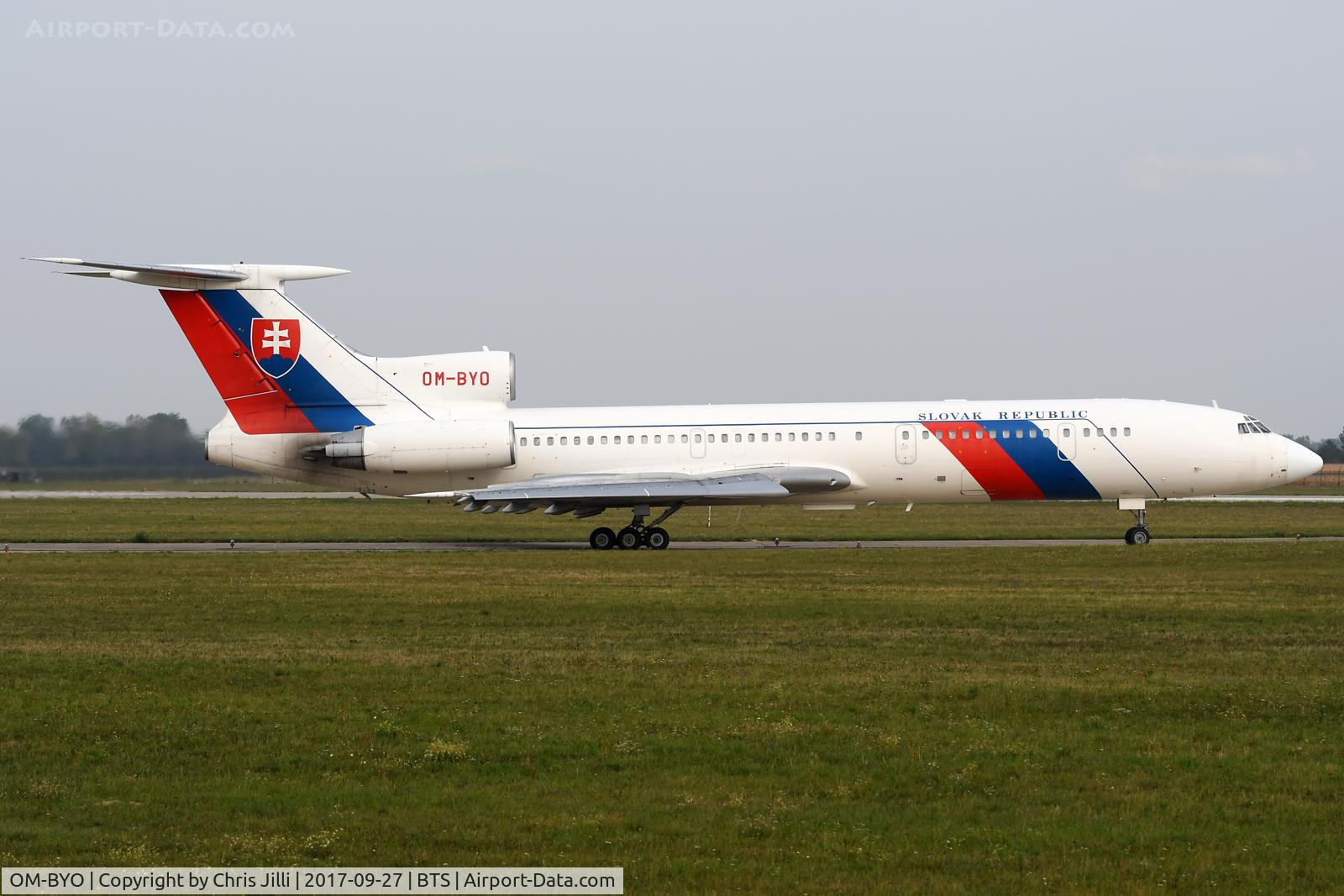 OM-BYO, 1989 Tupolev Tu-154M C/N 89A803, Slovak Government