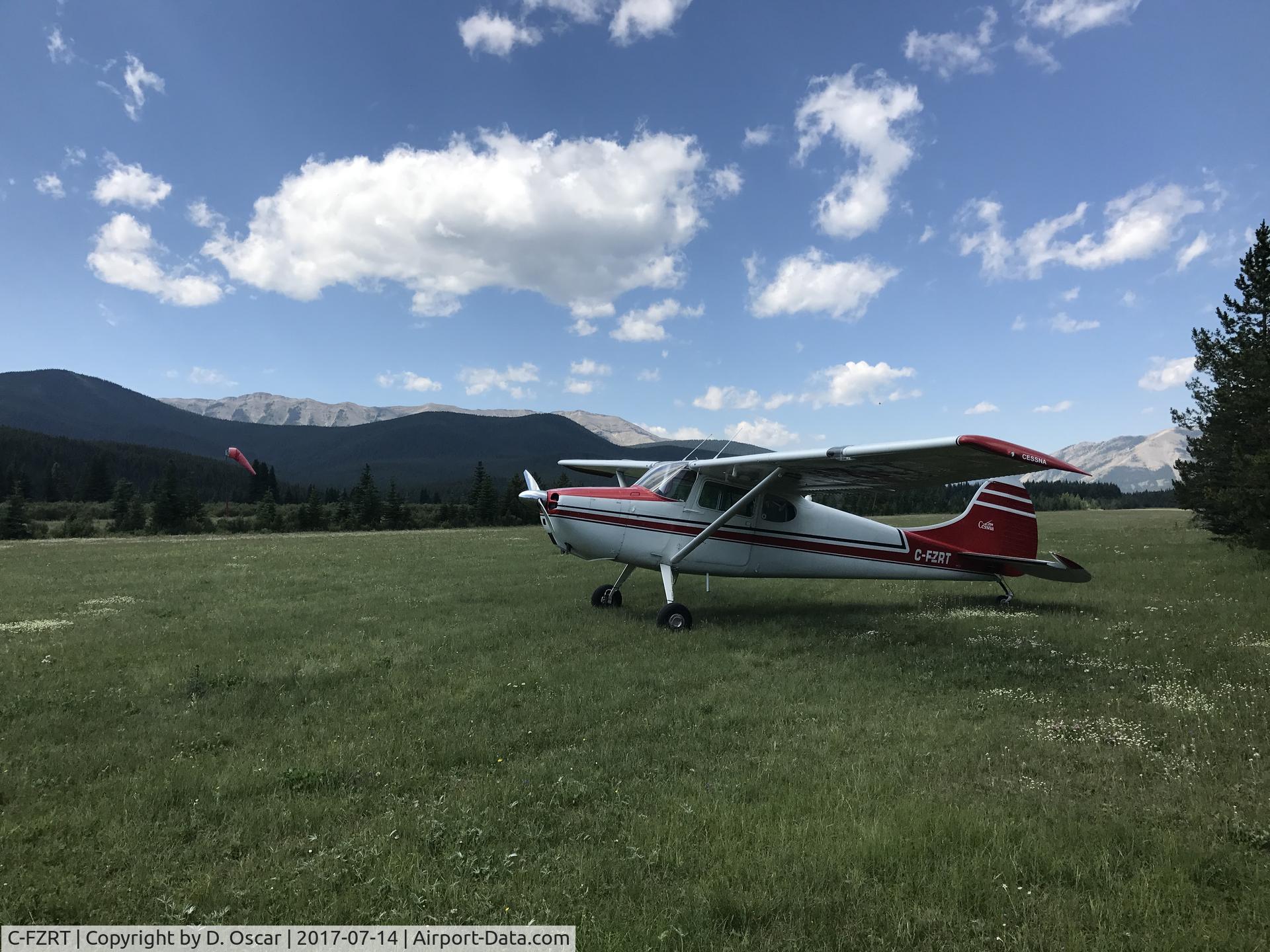 C-FZRT, 1953 Cessna 170B C/N 25966, C-FZRT at Ram Falls, Alberta