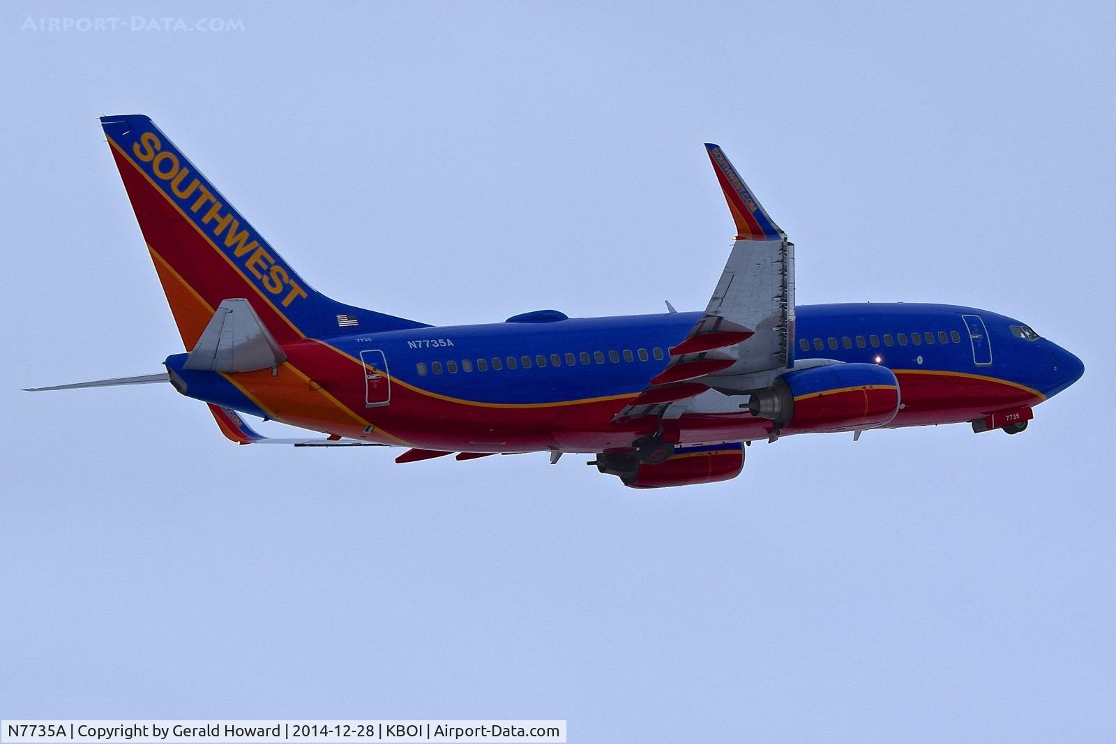 N7735A, 2006 Boeing 737-7BD C/N 34862, Departing RWY 10L.
