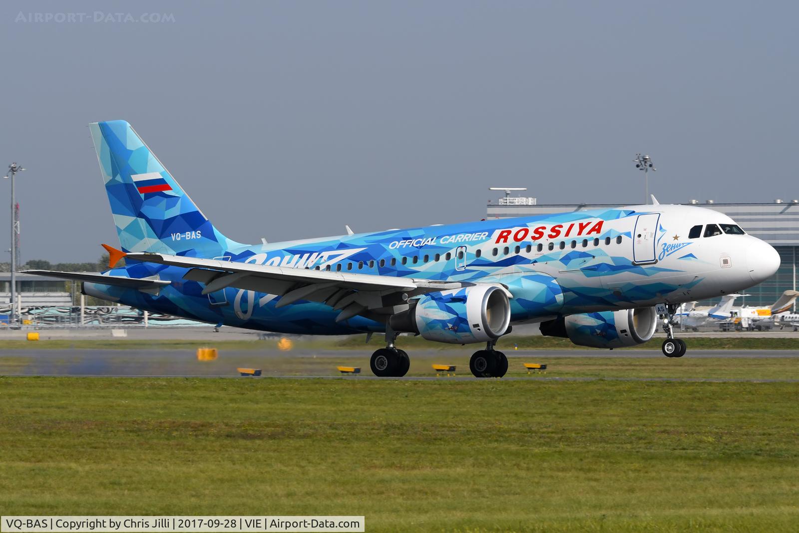 VQ-BAS, 2002 Airbus A319-111 C/N 1863, Rossiya