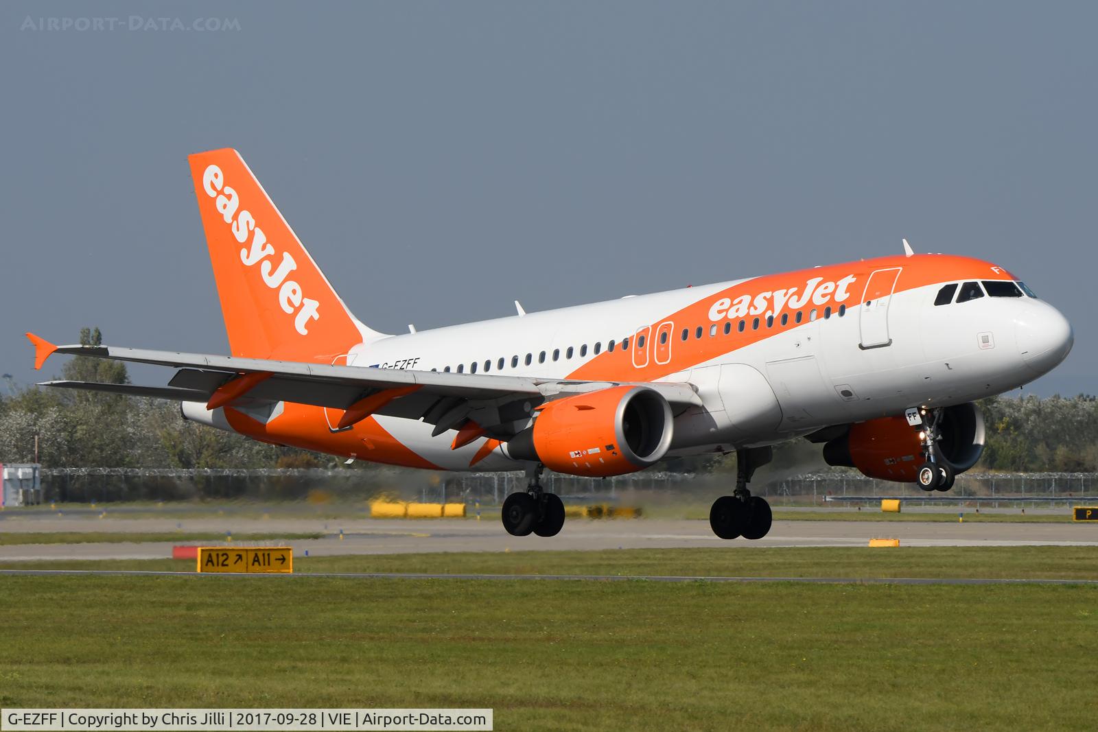 G-EZFF, 2009 Airbus A319-111 C/N 3844, easyjet